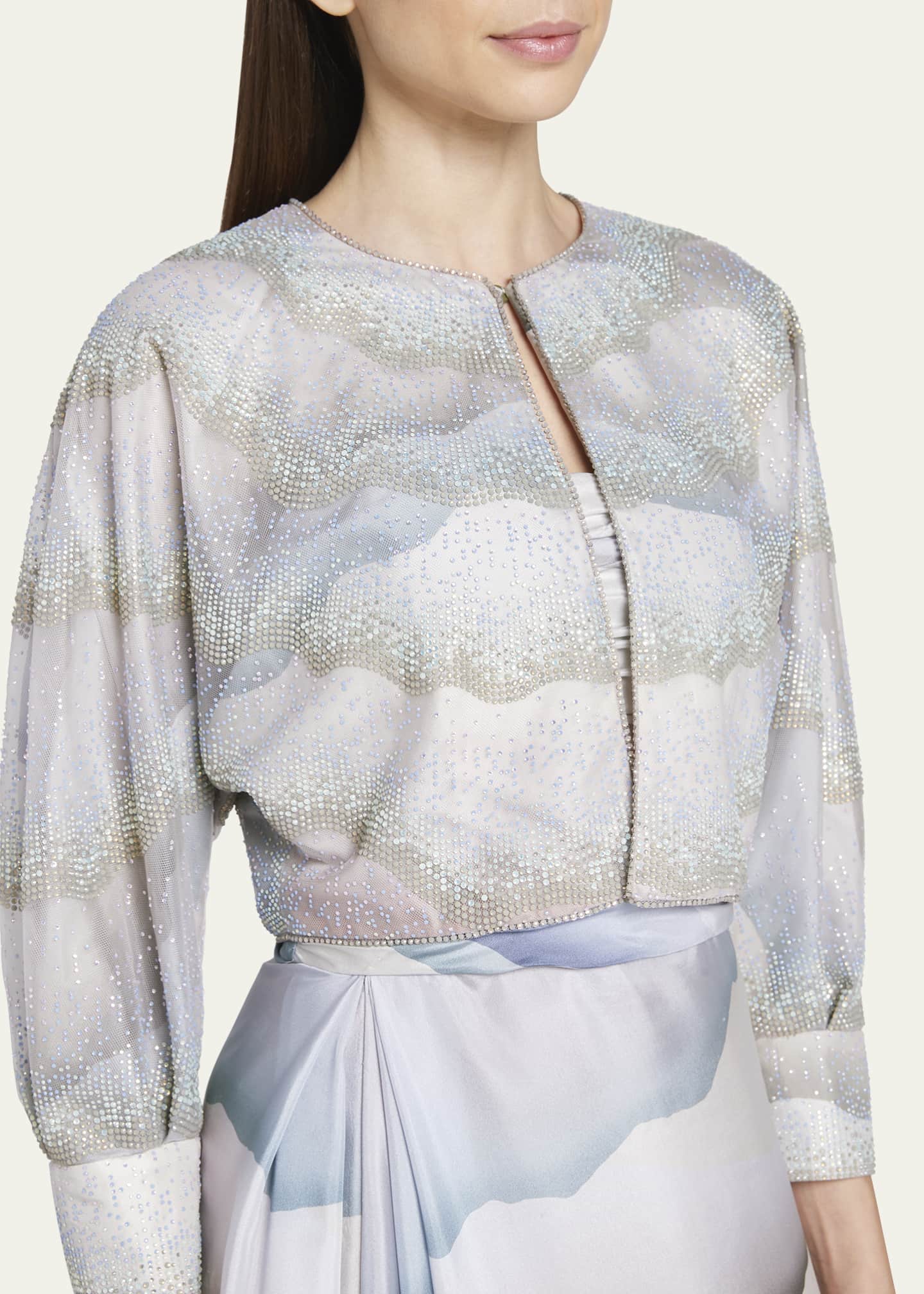 Silk deals bolero jackets