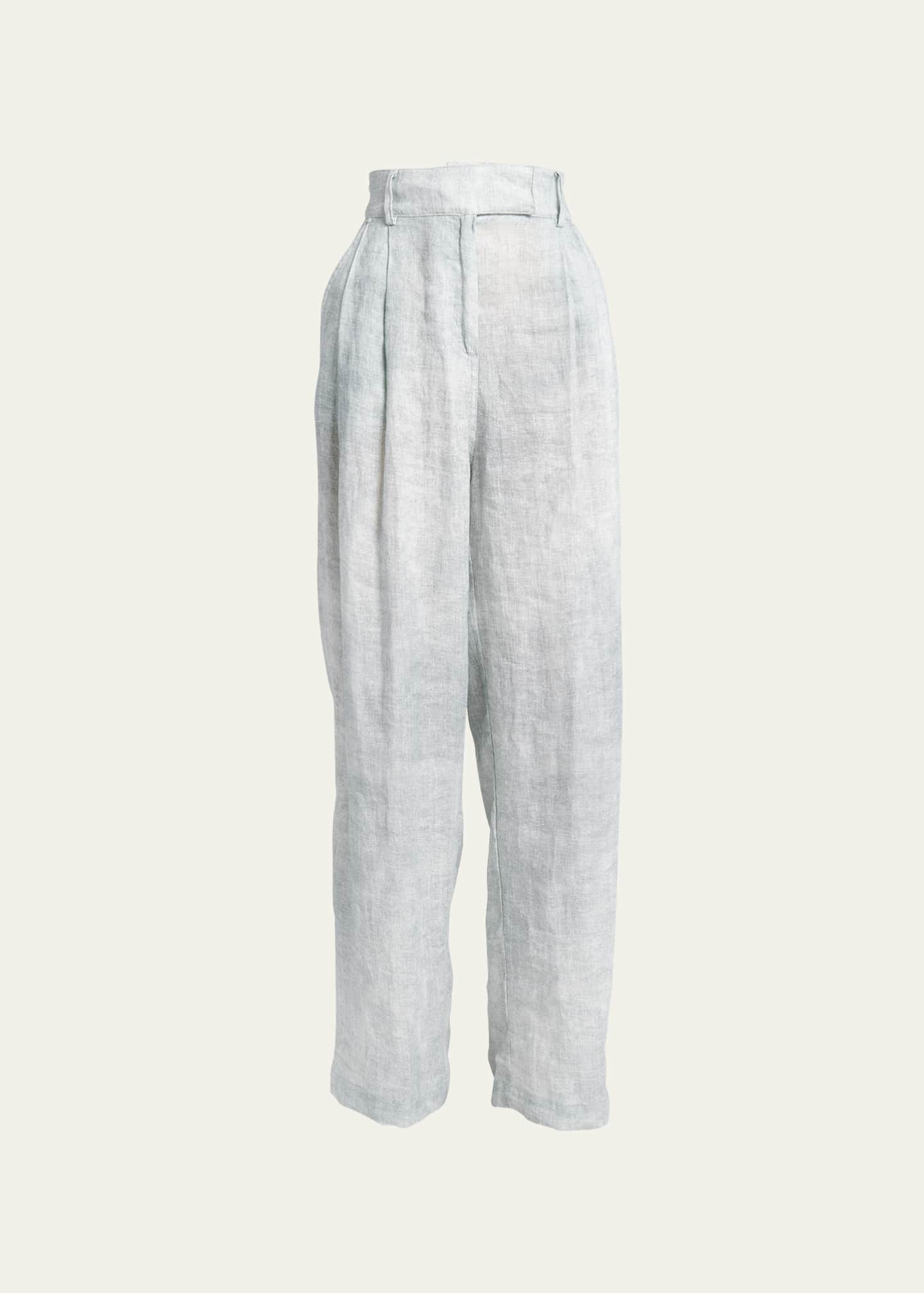 Armani on sale linen pants