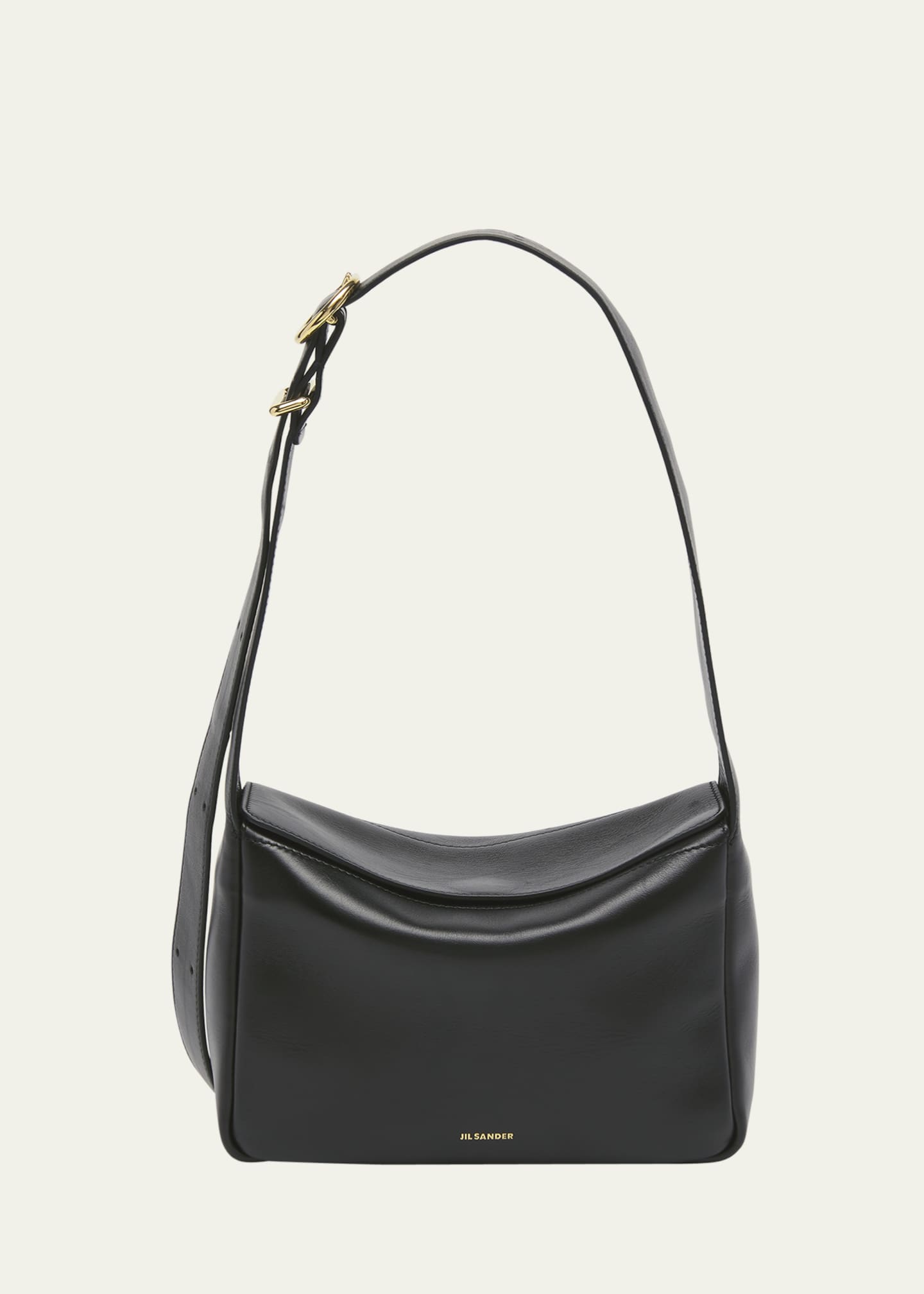 Jil Sander XS Fold-Over Flap Leather Shoulder Bag