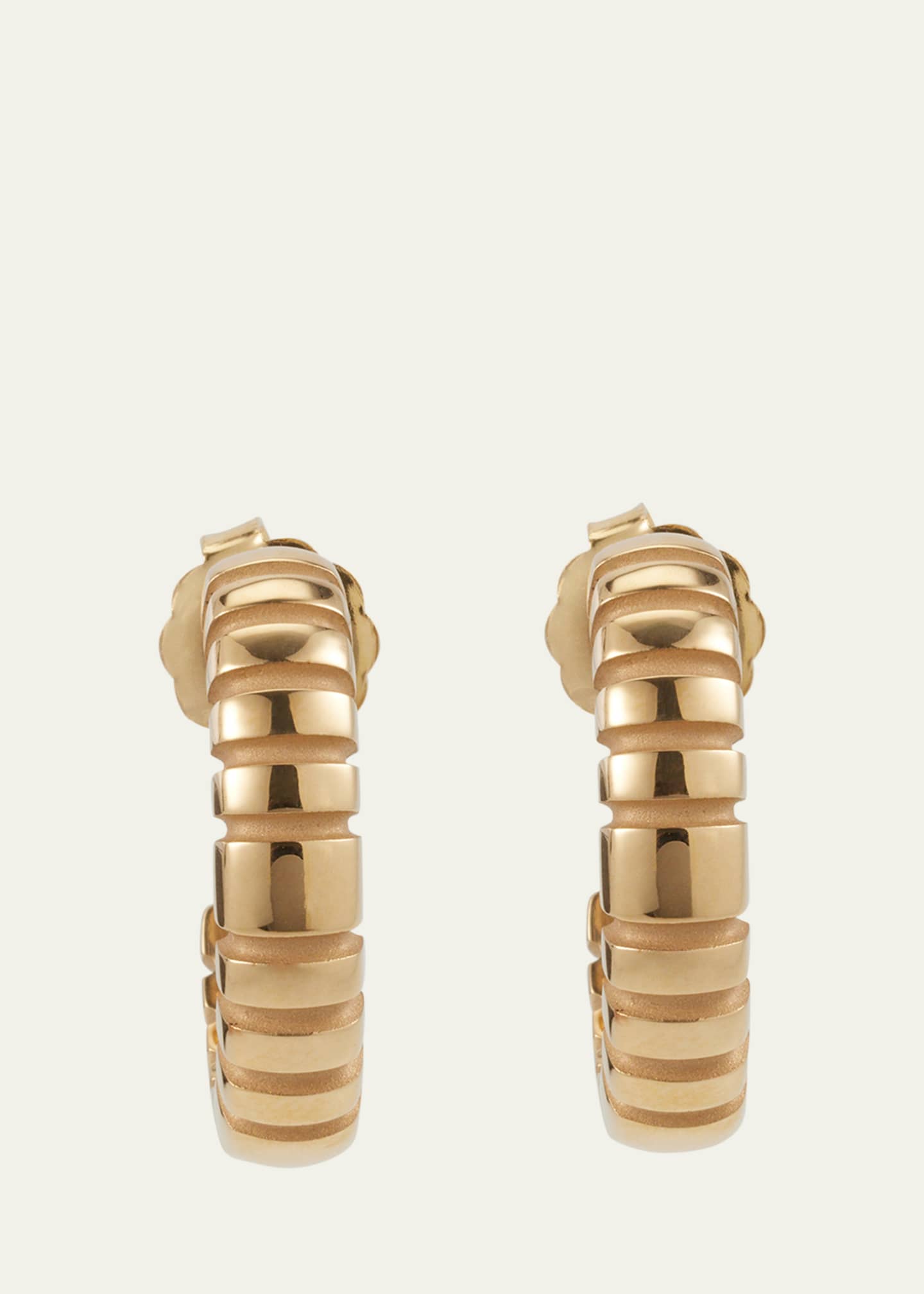 Pamela Zamore 18K Yellow Gold Orla Large Oval Hoop Earrings Image 1 of 4