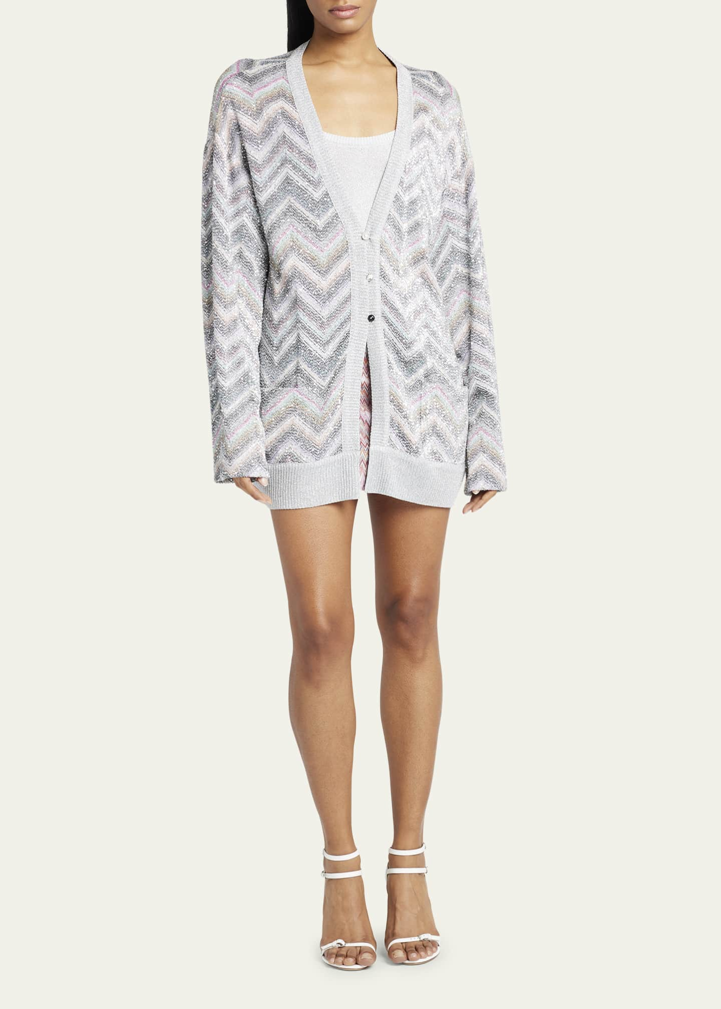 Missoni Zig-Zag Caperdoni Maxi Cardigan with Sequin Detail - Bergdorf  Goodman