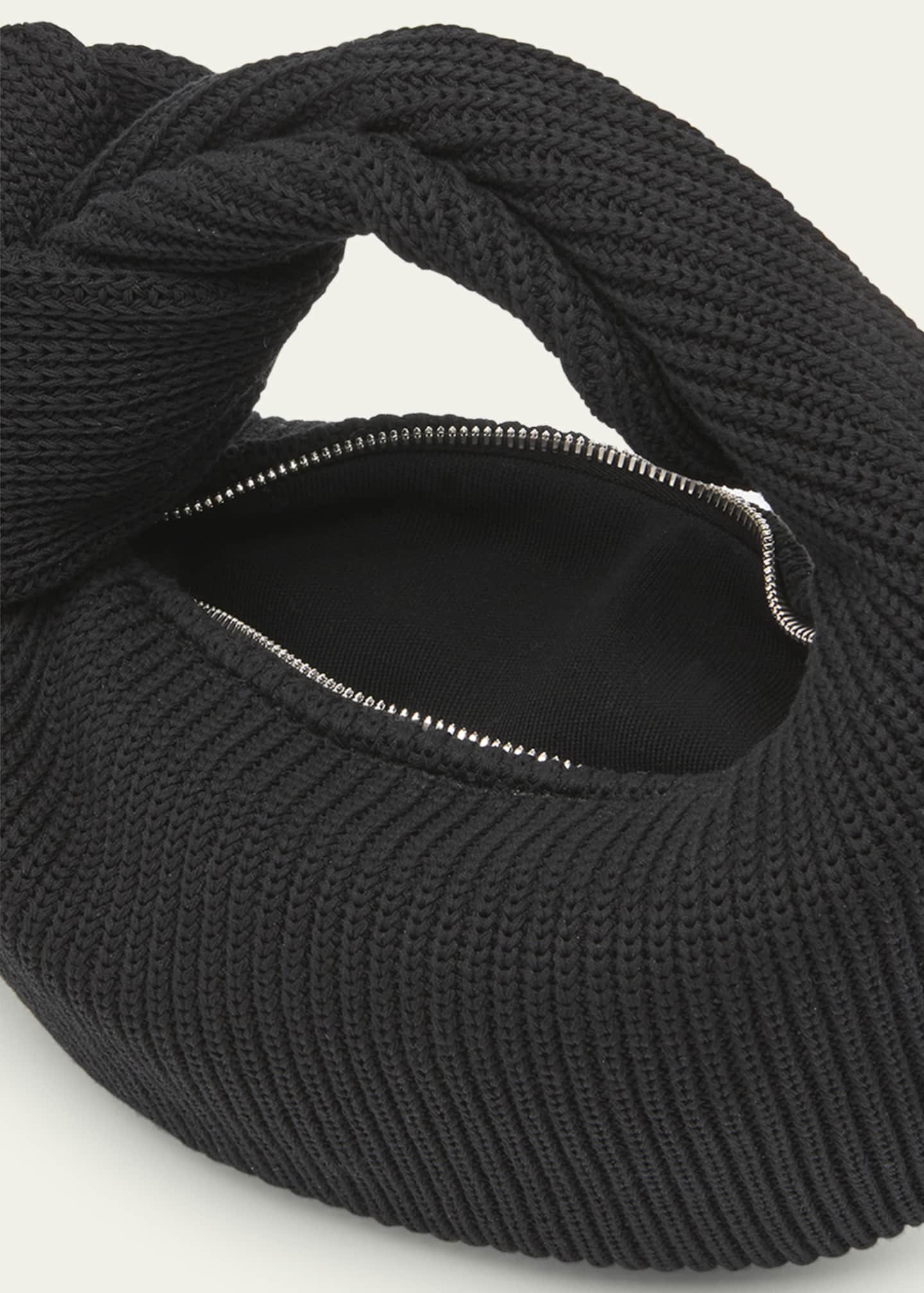 Bottega Veneta Jodie Mini Jumper Knit Top-Handle Bag Image 4 of 5