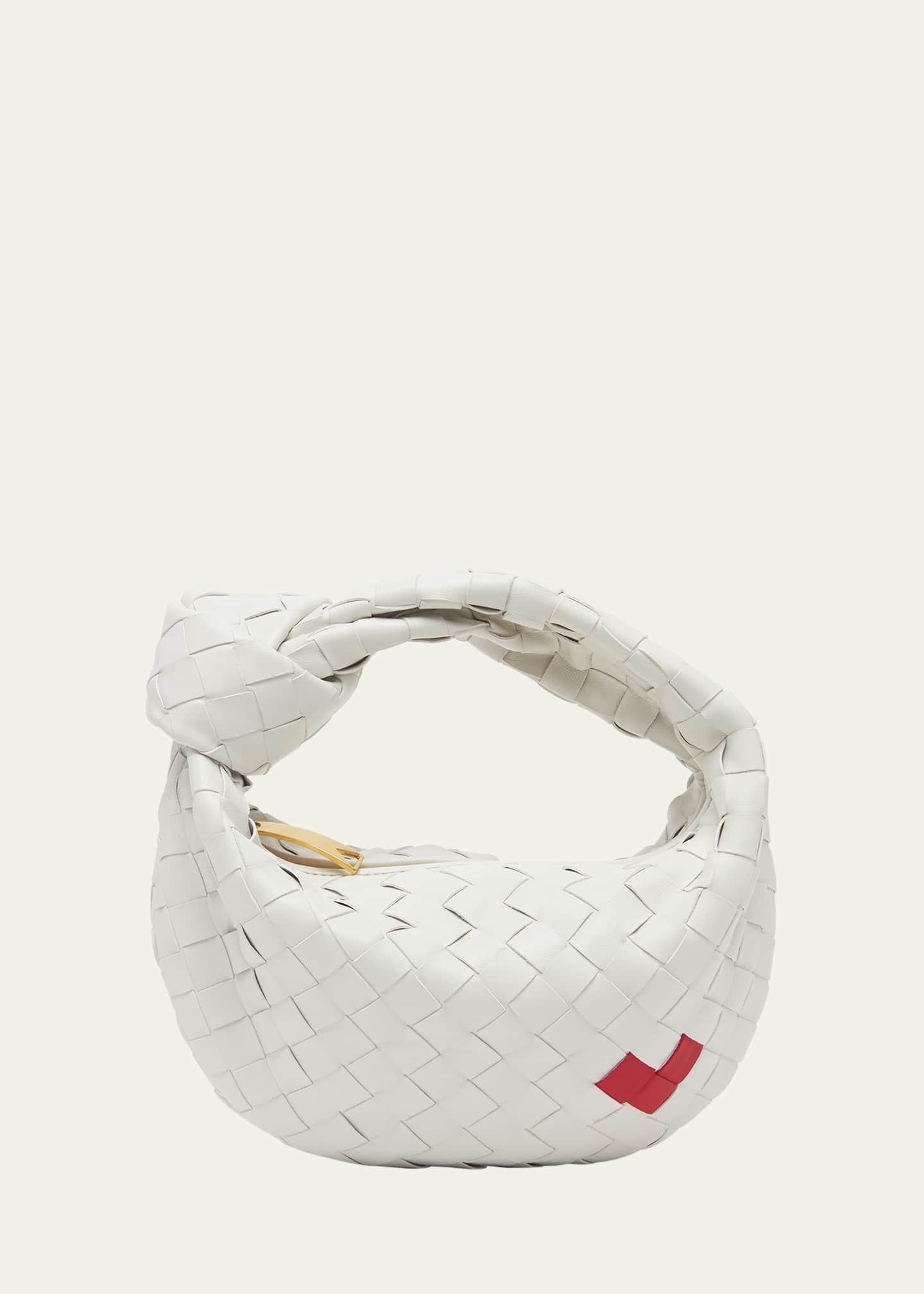 ハンドバッグ Bottega Veneta Jodie Mini Bag In Intrecciato Bottega Veneta Jodie Mini Heart Intrecciato Top-Handle Bag