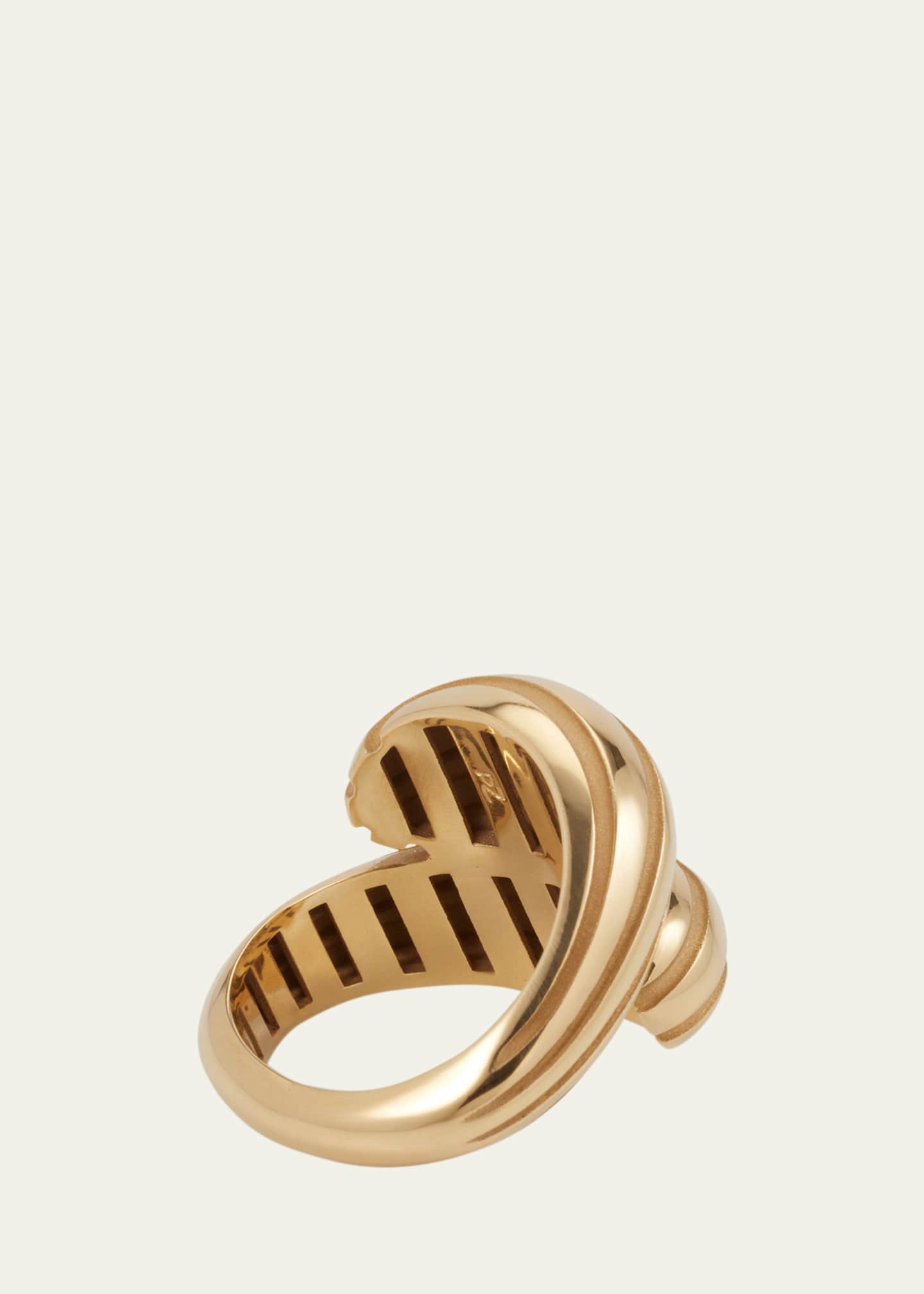 Pamela Zamore 18K Yellow Gold EOS Hug Ring Image 4 of 4