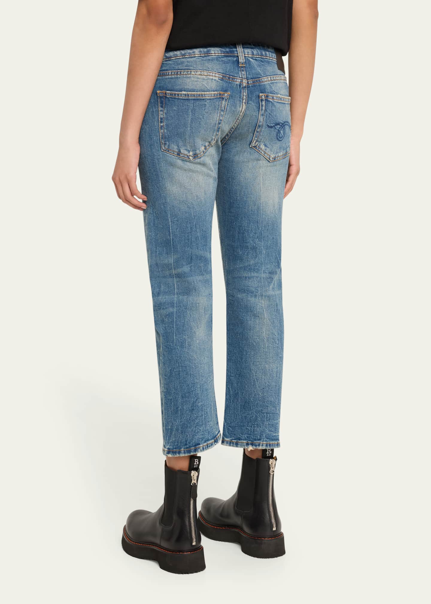 公式通販 - 人気アイテム多数 Boy R13 Straight Goodman Bergdorf - Jeans Cropped タイヤ・ホイール