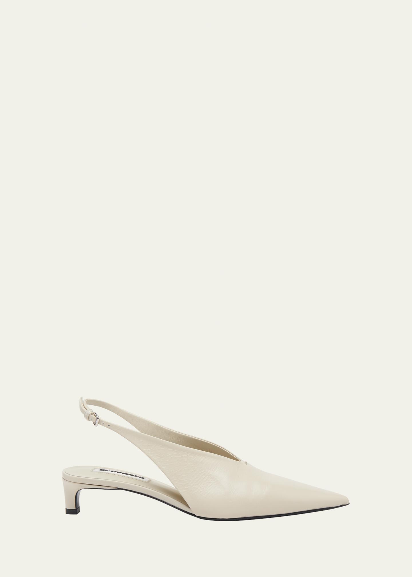 Jil Sander Calfskin Slingback Ballerina Pumps - Bergdorf Goodman