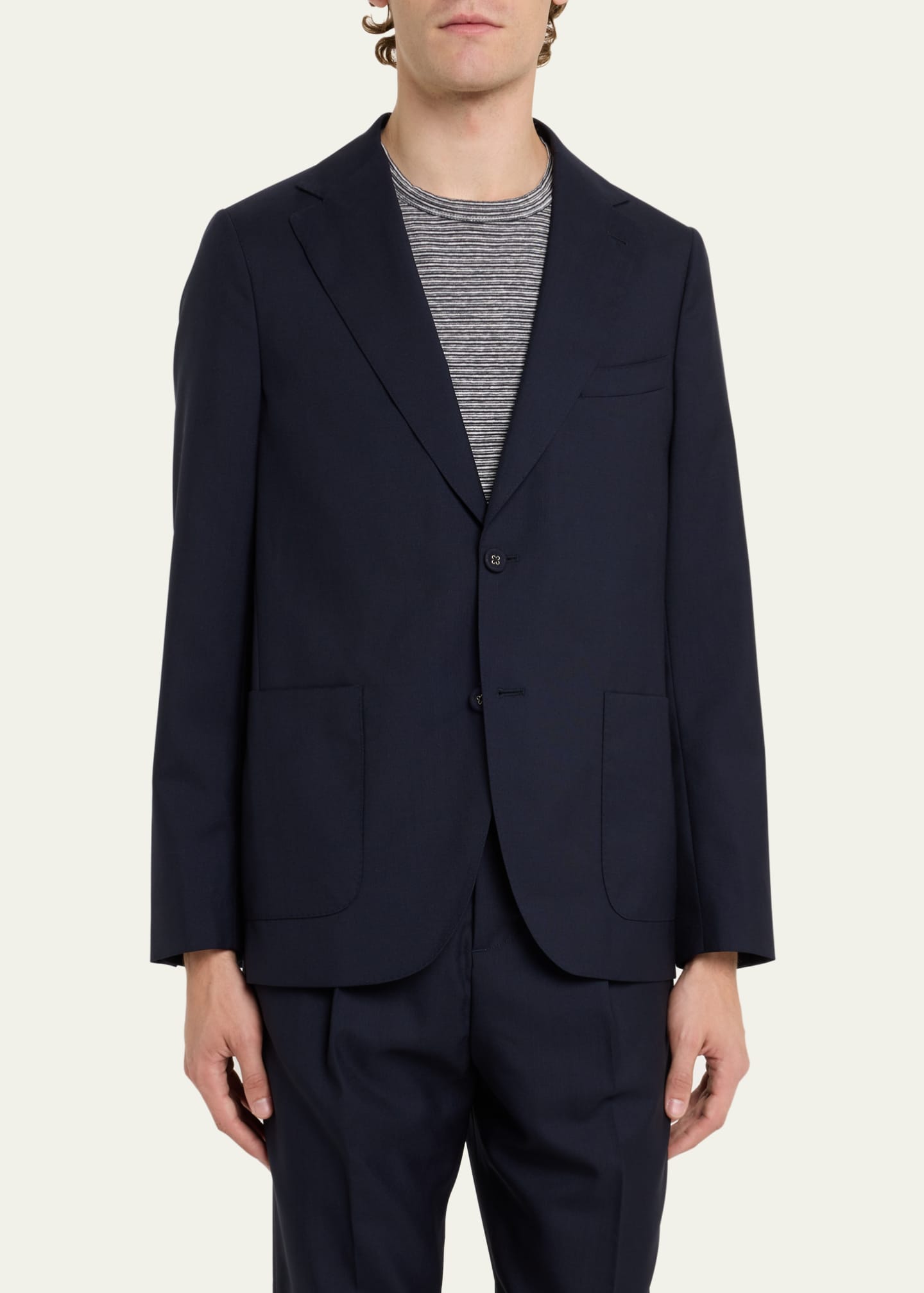 Officine Generale Men s Arthus Fresco Wool Sport Jacket Bergdorf Goodman
