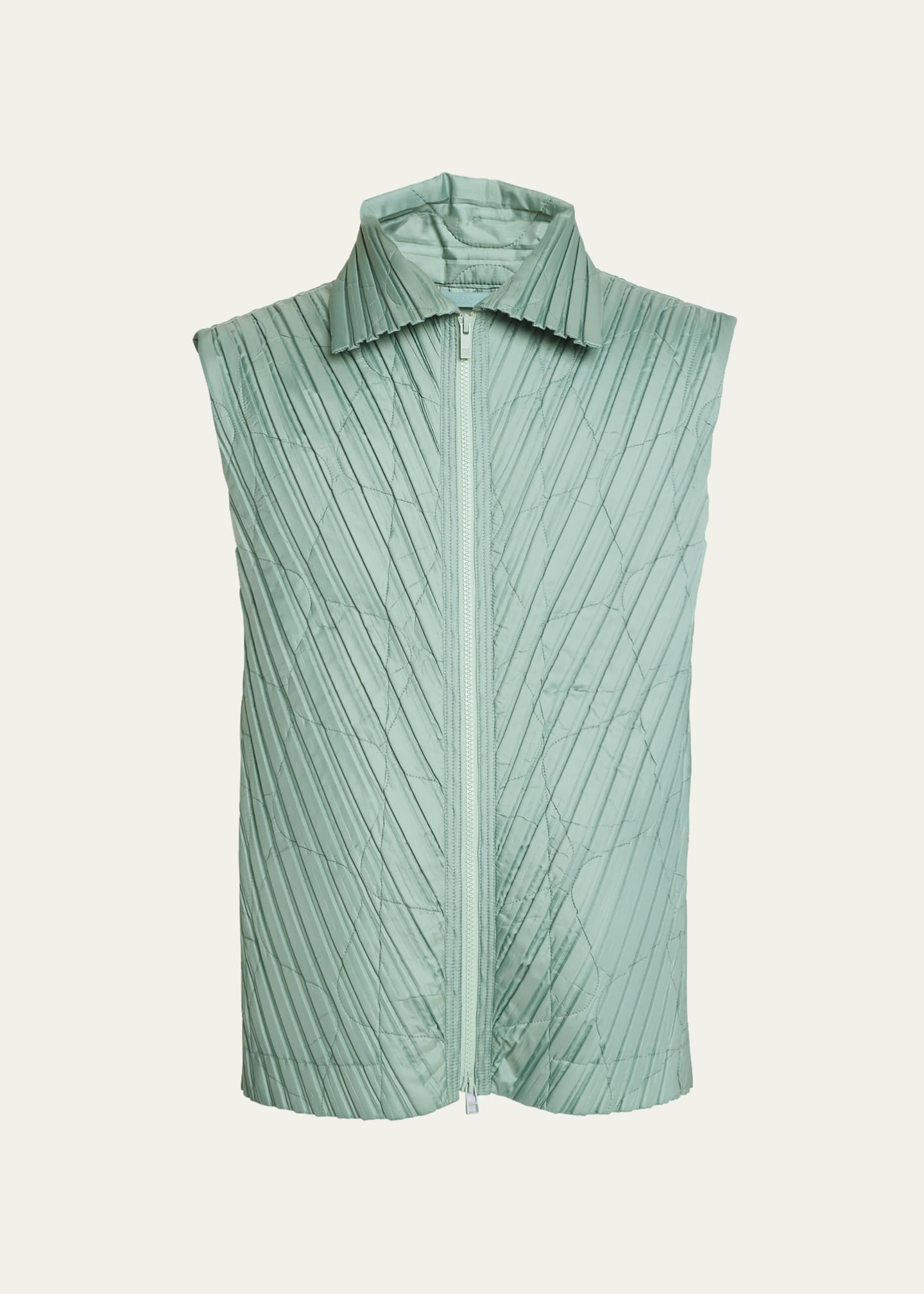 Homme Plisse Issey Miyake Men s Quilted and Pleated Vest