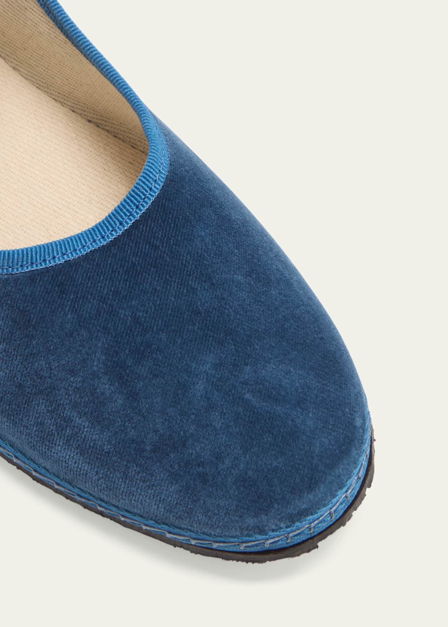 Vibi Venezia Velvet Mary Jane Ballerina Flats Image 5 of 5