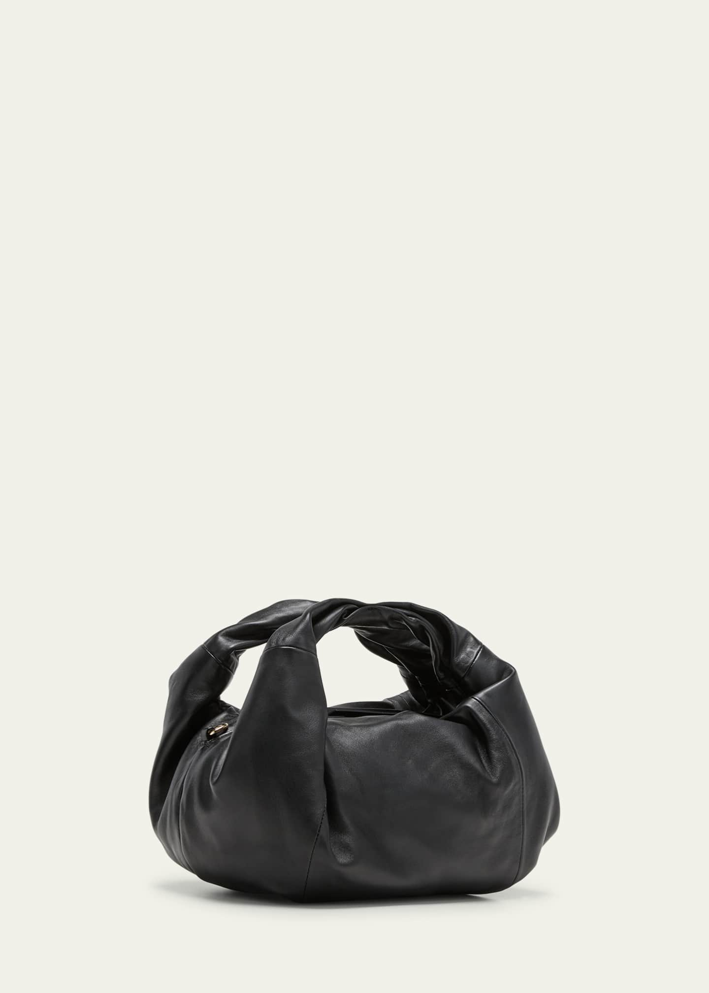 Dries Van Noten Twister Leather Top-Handle Bag Image 3 of 5