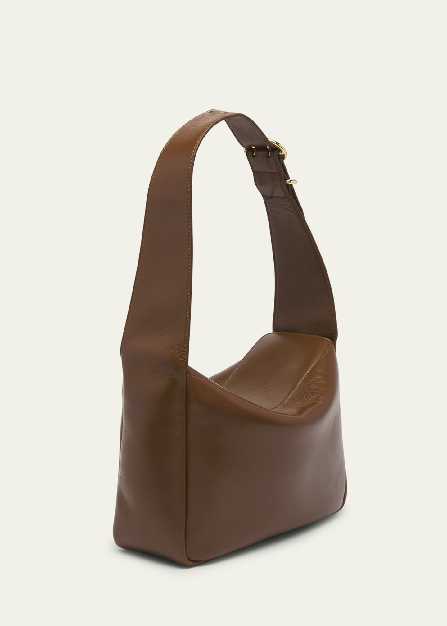 Leather flap sale over shoulder bag