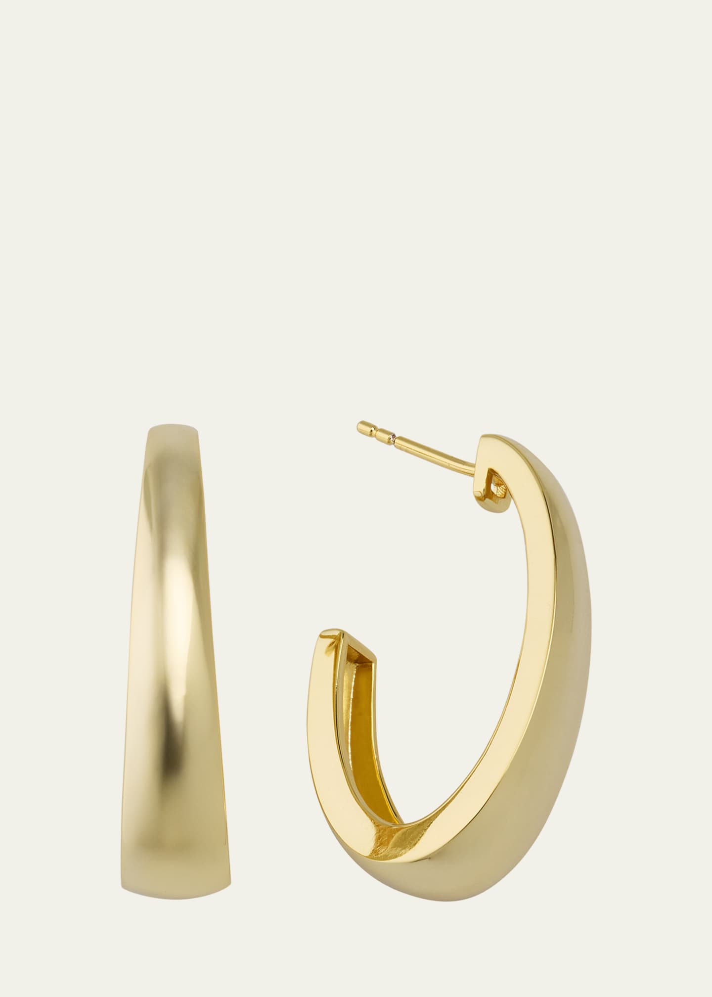 V.BELLAN Simone Gold-Plated Hoop Earrings Image 1 of 4