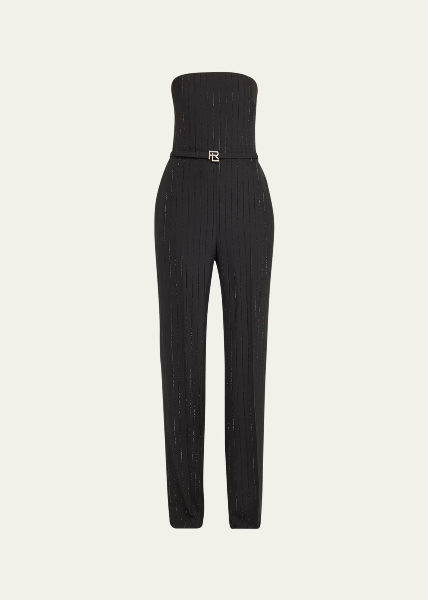 Ralph lauren pinstripe jumpsuit sale
