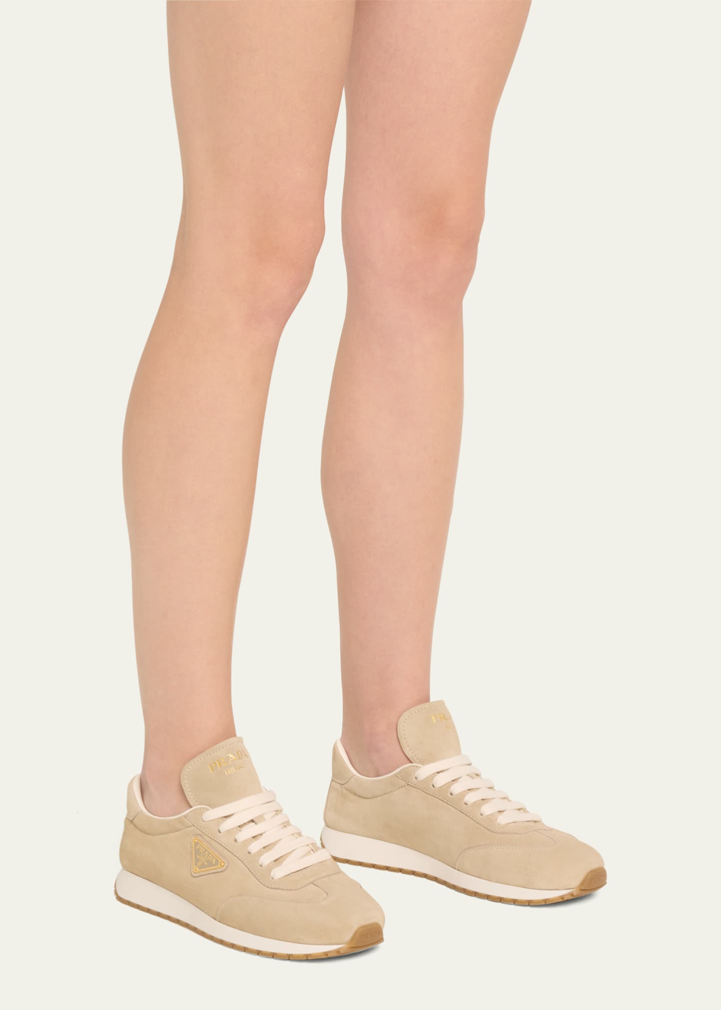 Prada suede runners clearance