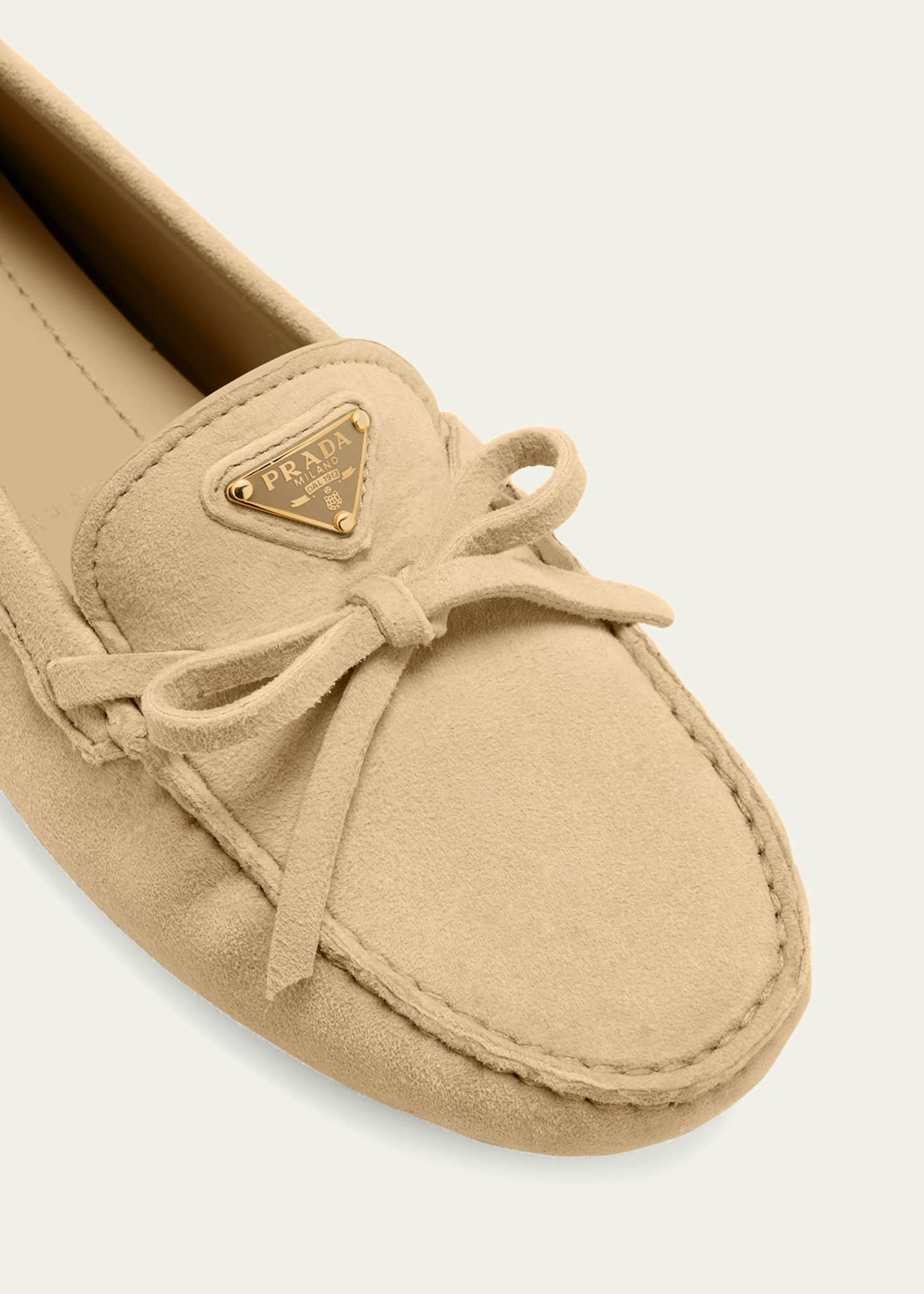 Prada Suede Bow Drivers Image 5 of 5