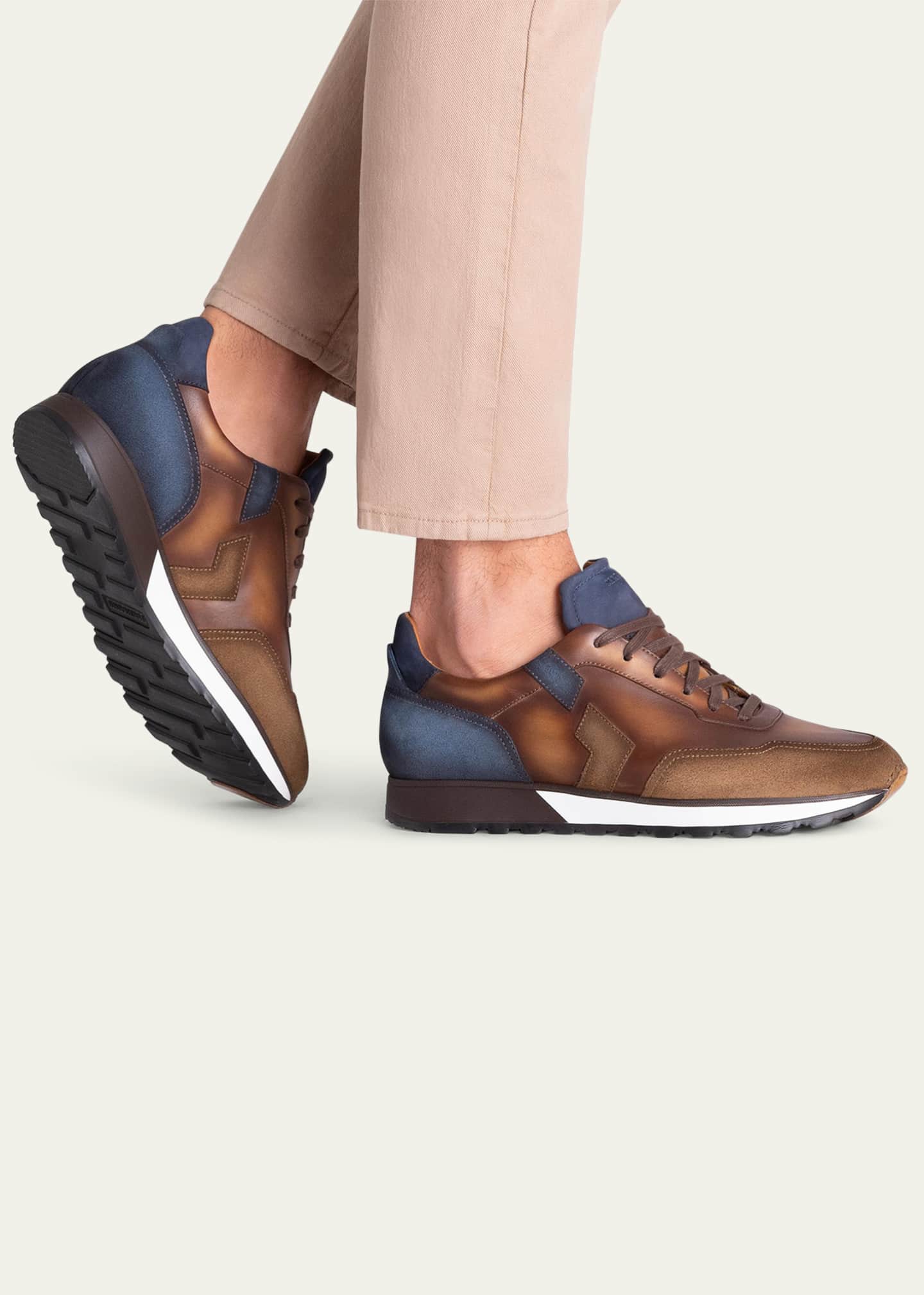Magnanni Men's Aero Hand-Painted Runner Sneakers Image 3 of 4