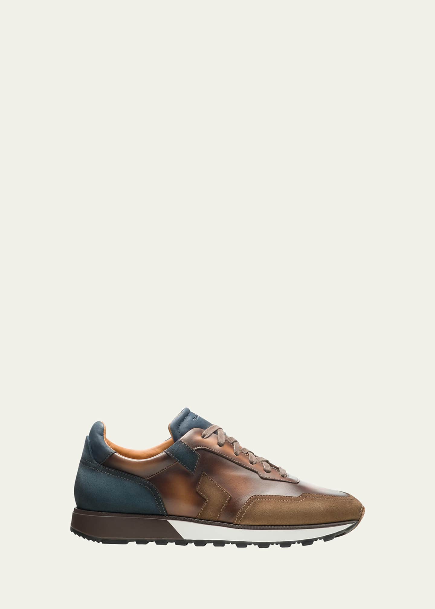 Magnanni Men's Aero Hand-Painted Runner Sneakers Image 1 of 4