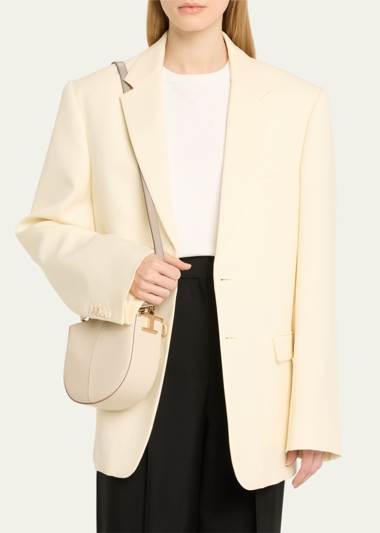 Tod's Mini Zip Leather Hobo Bag - Bergdorf Goodman