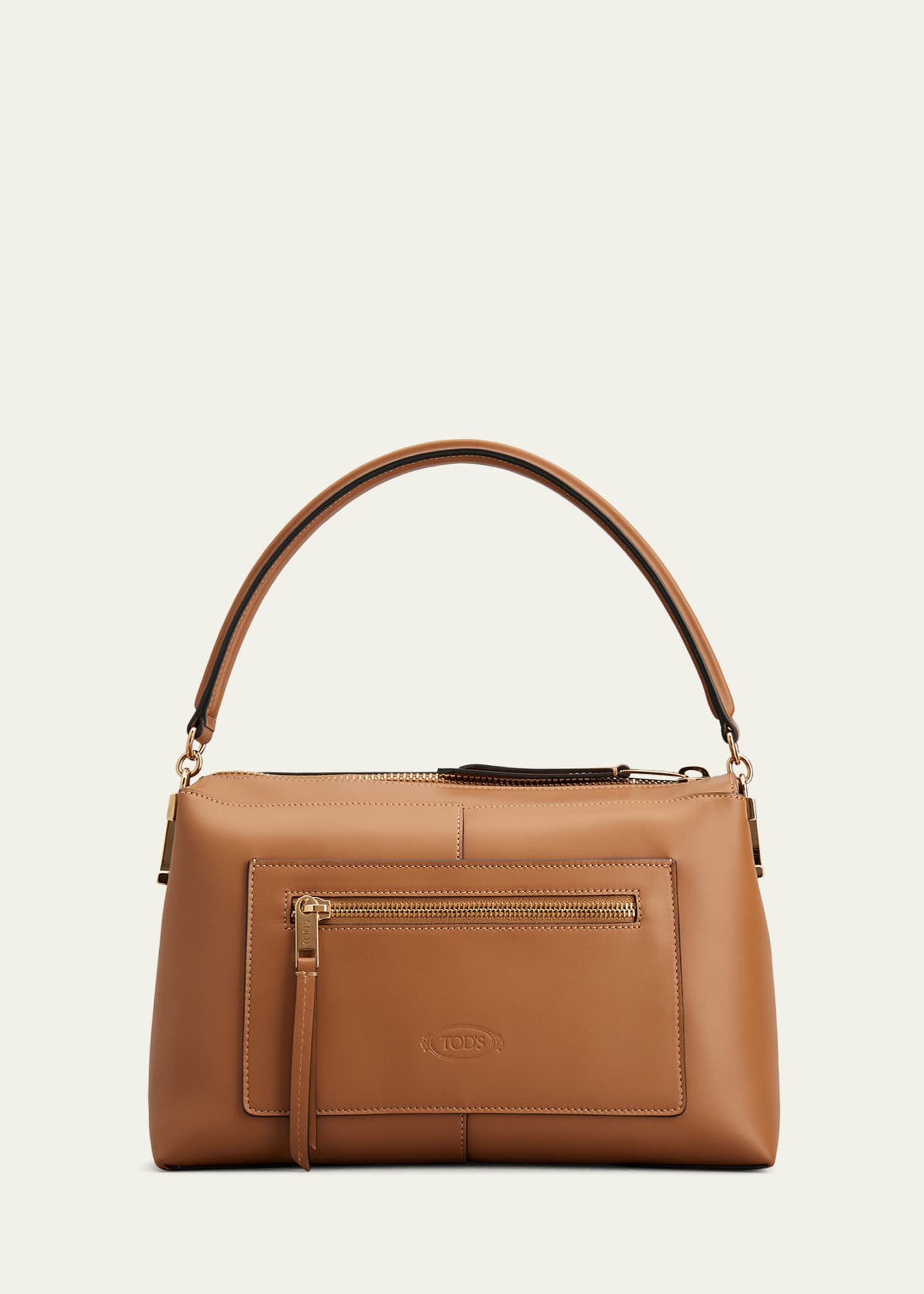 Tod's Zip Leather TopHandle Bag Bergdorf Goodman