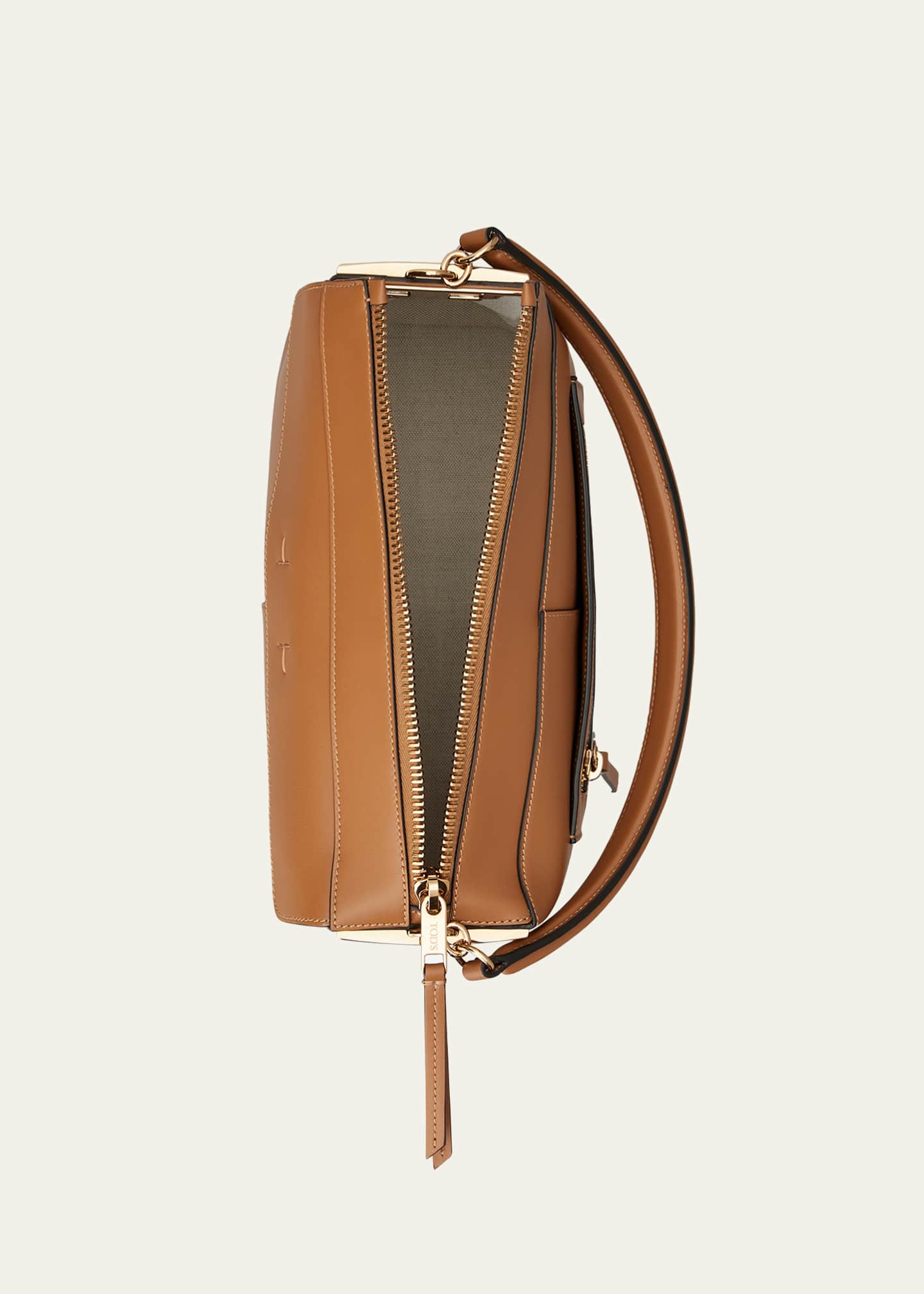 ハンドバッグ Tod's leather top handle bag Tod's Zip Leather Top-Handle Bag - Bergdorf Goodman
