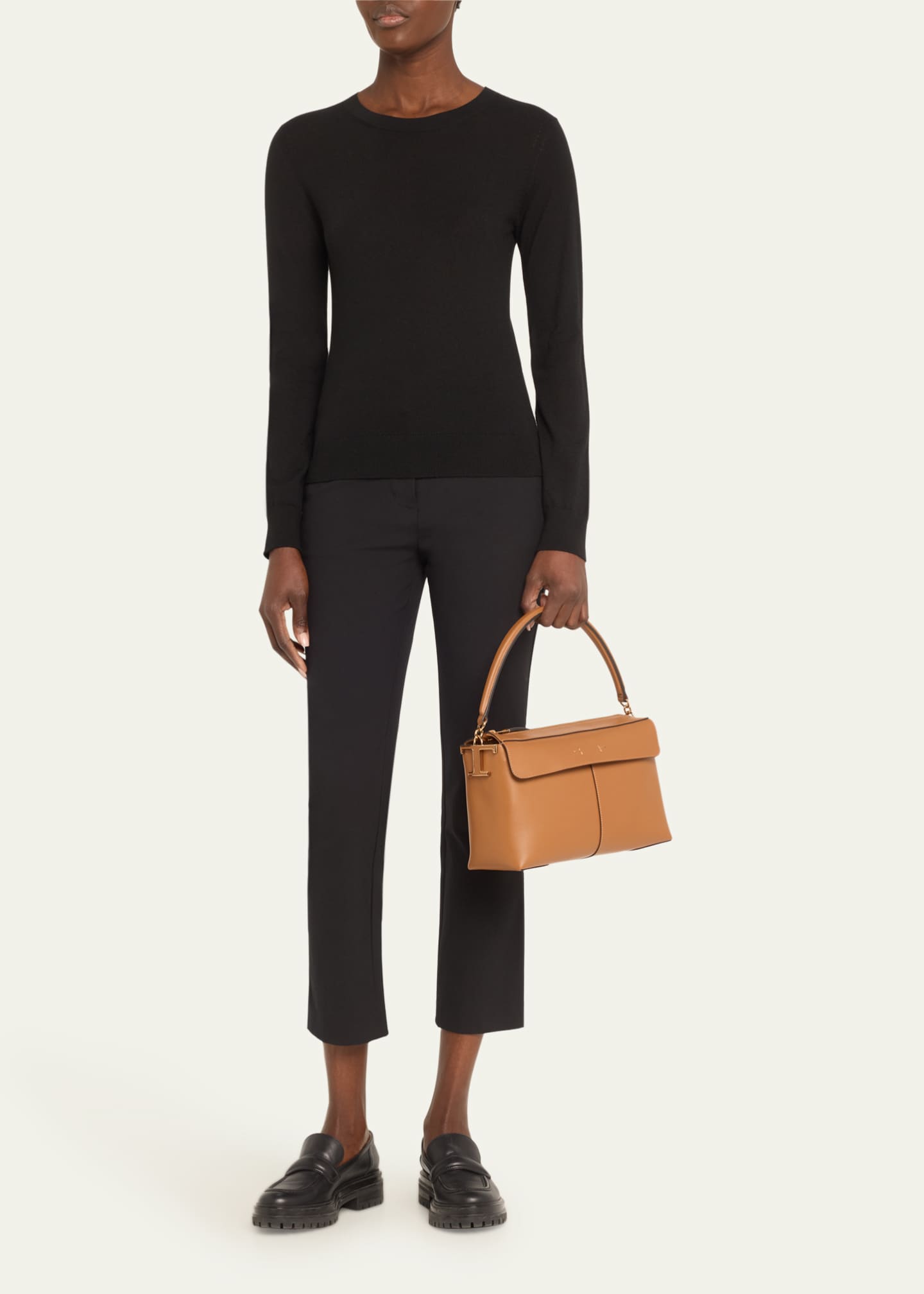 ハンドバッグ Tod's leather top handle bag Tod's Zip Leather Top-Handle Bag - Bergdorf Goodman