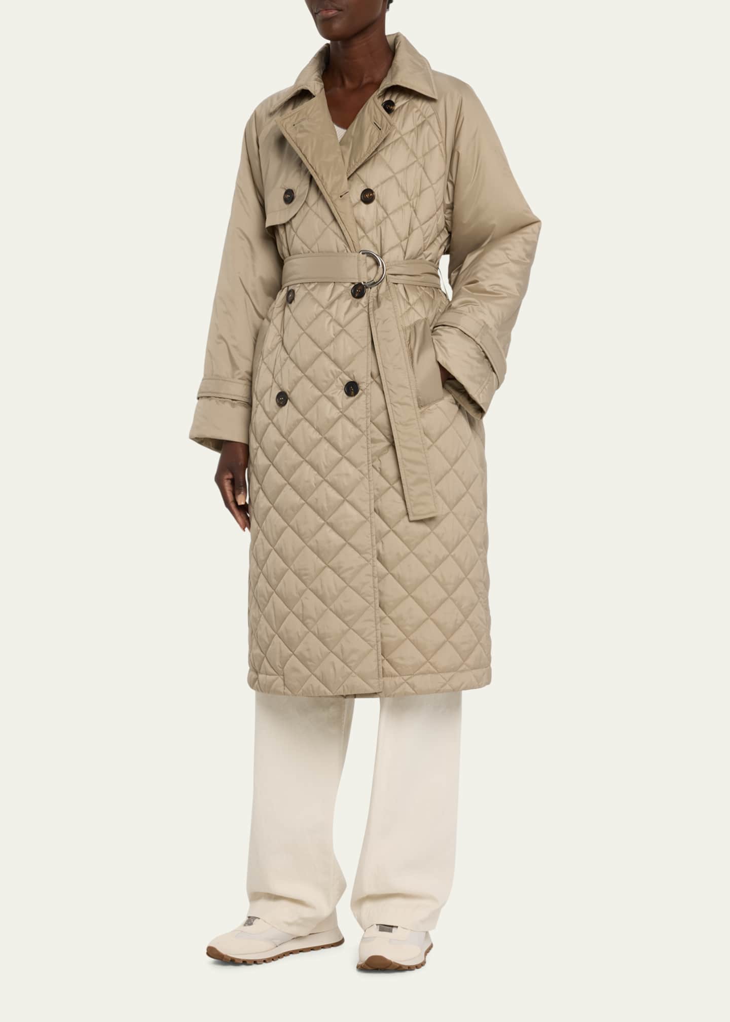 Brunello cucinelli trench coat sale
