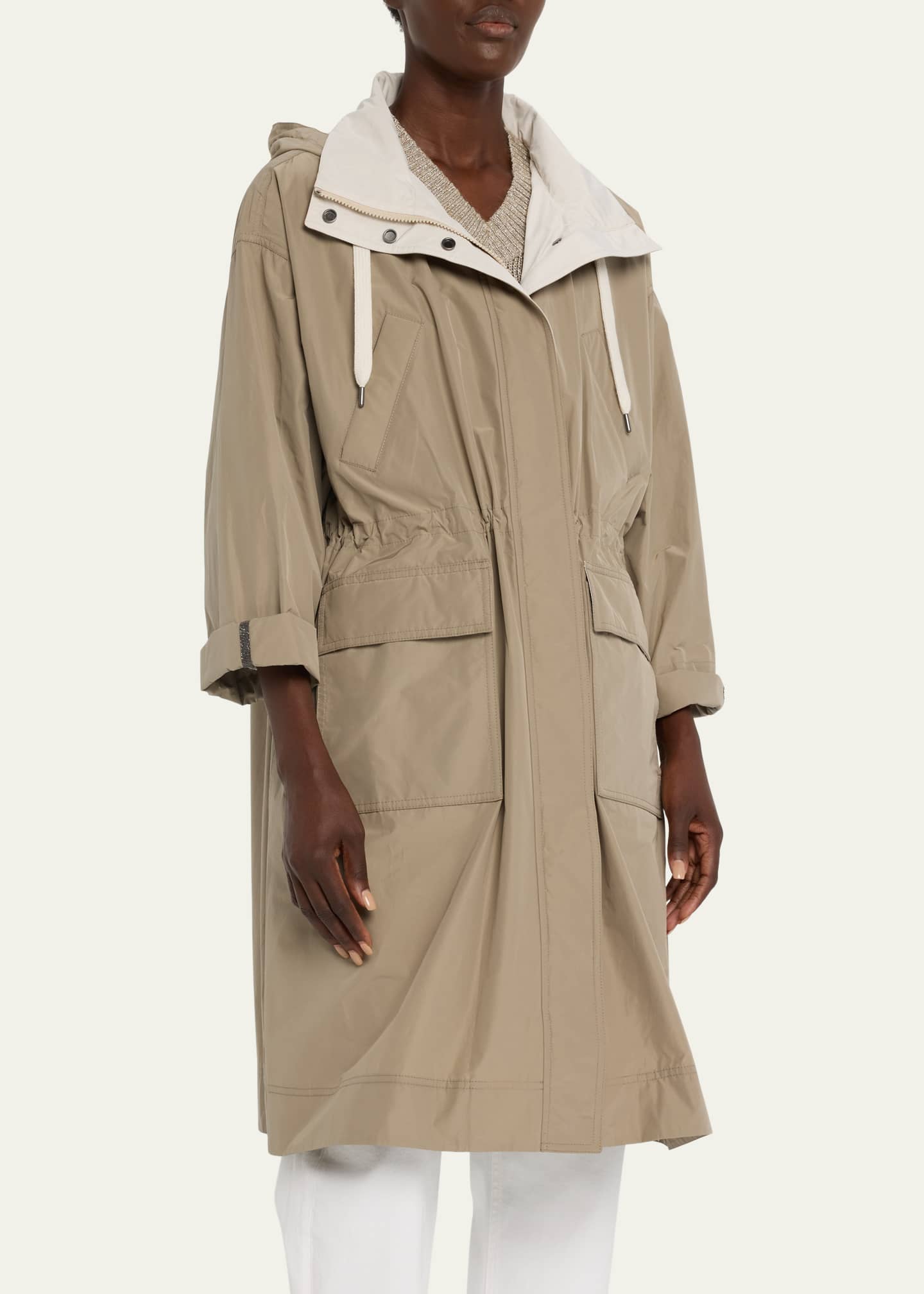 Brunello cucinelli raincoat hot sale