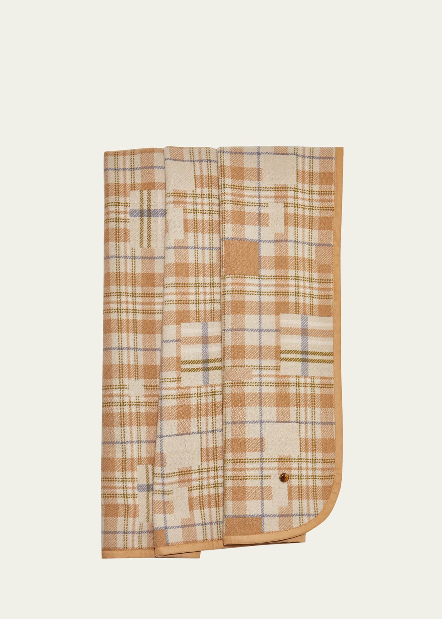 God s True Cashmere x Nick Fouquet Patchwork Tartan Cashmere Blanket