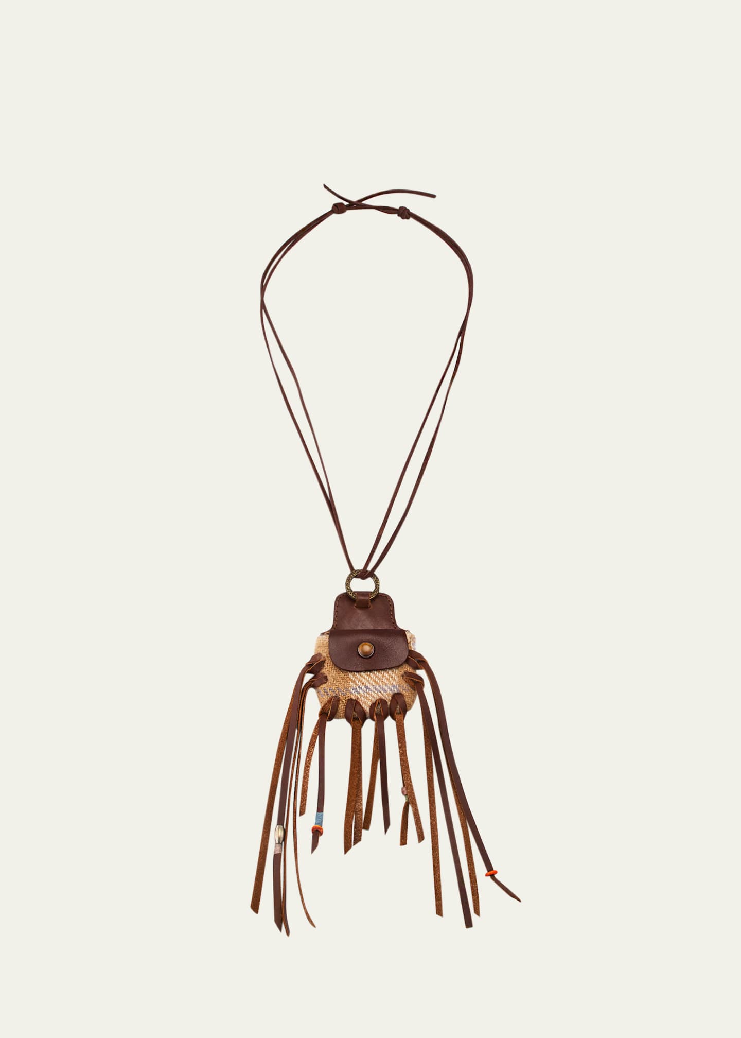 God's True Cashmere x Nick Fouquet Men's Tiger's Eye Talisman Necklace Image 1 of 4