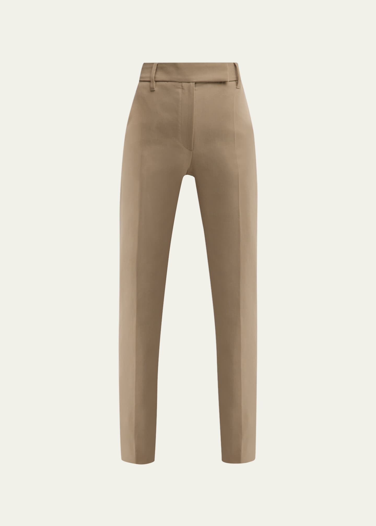 Crepe Full-Length Pants