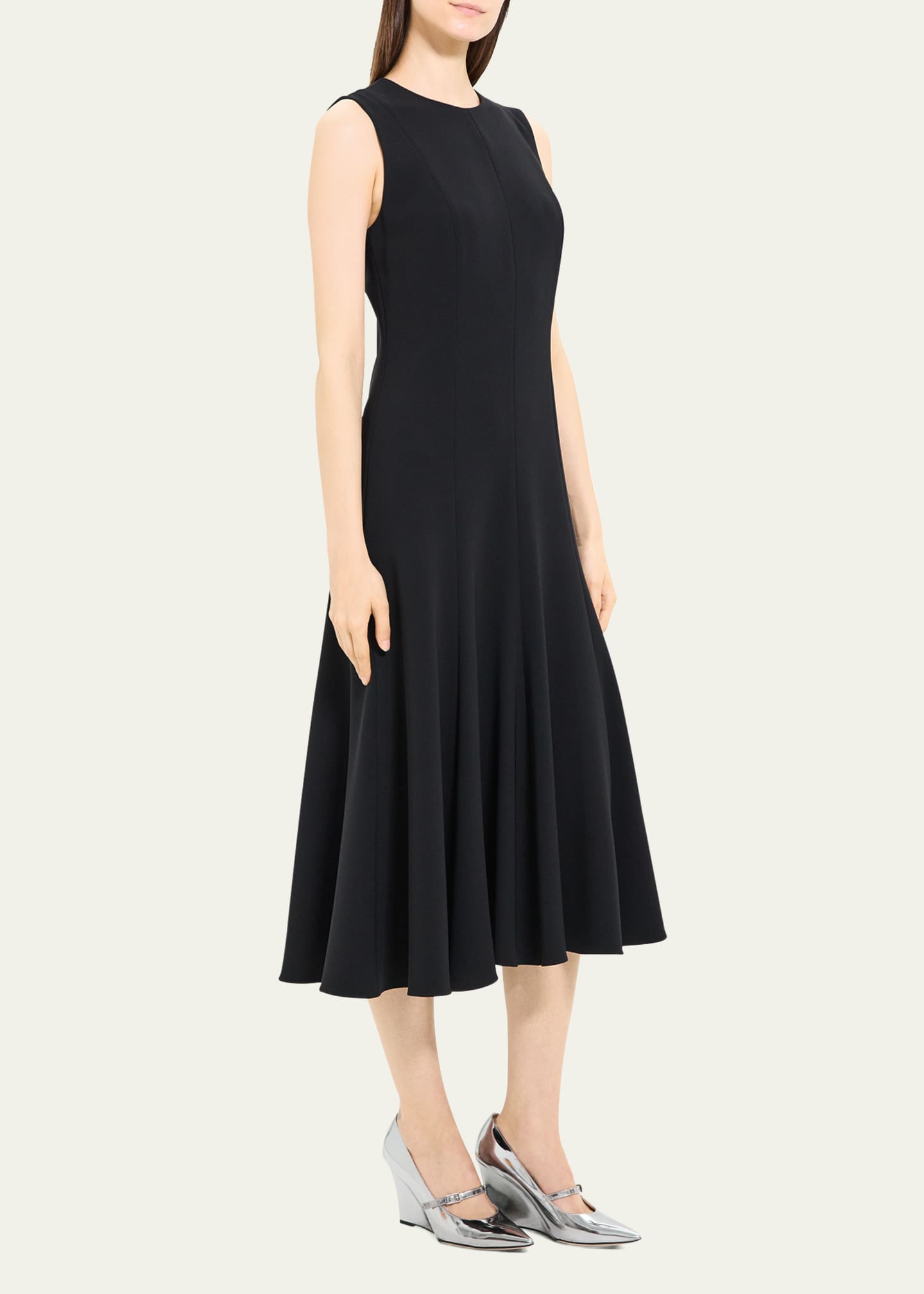 Theory modern seamed dress cheap