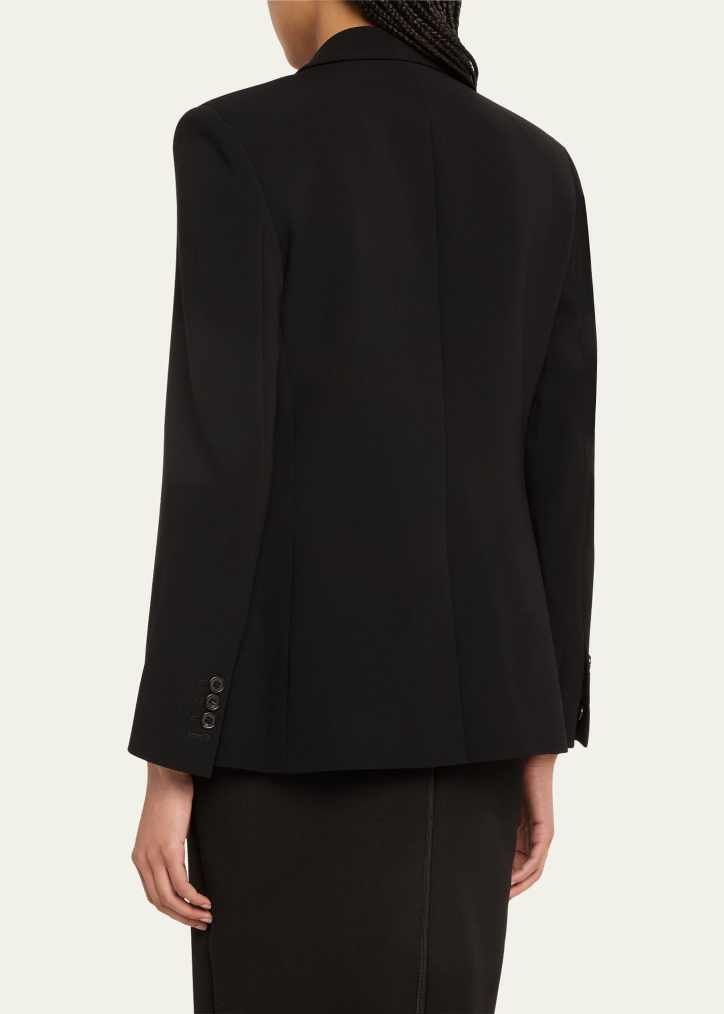Theory fluid shawl blazer top