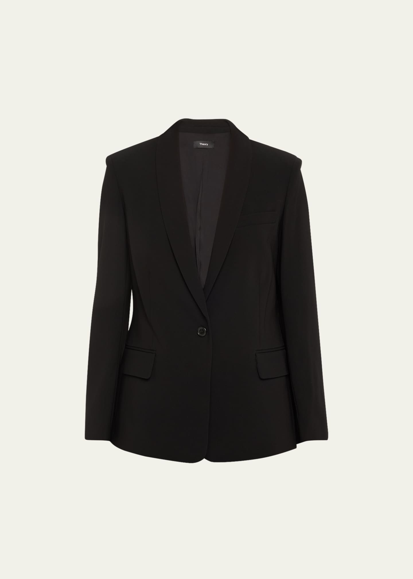 Cinq a Sept Karlie Tailored Crepe Blazer - Bergdorf Goodman