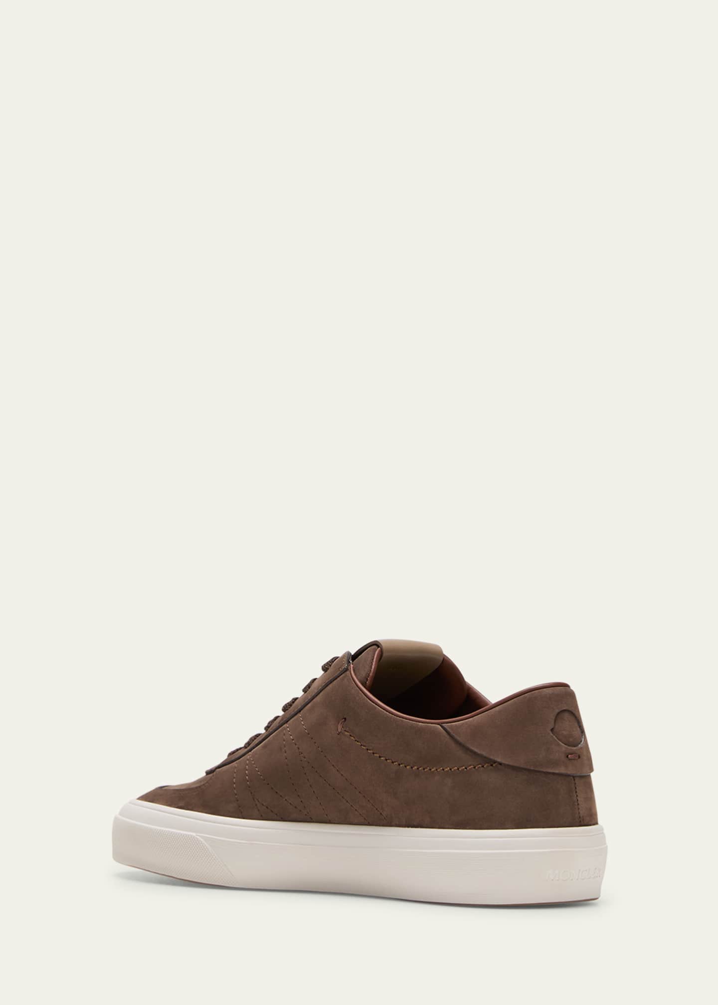Moncler Men's Monclub Nubuck Low-Top Sneakers Image 4 of 5