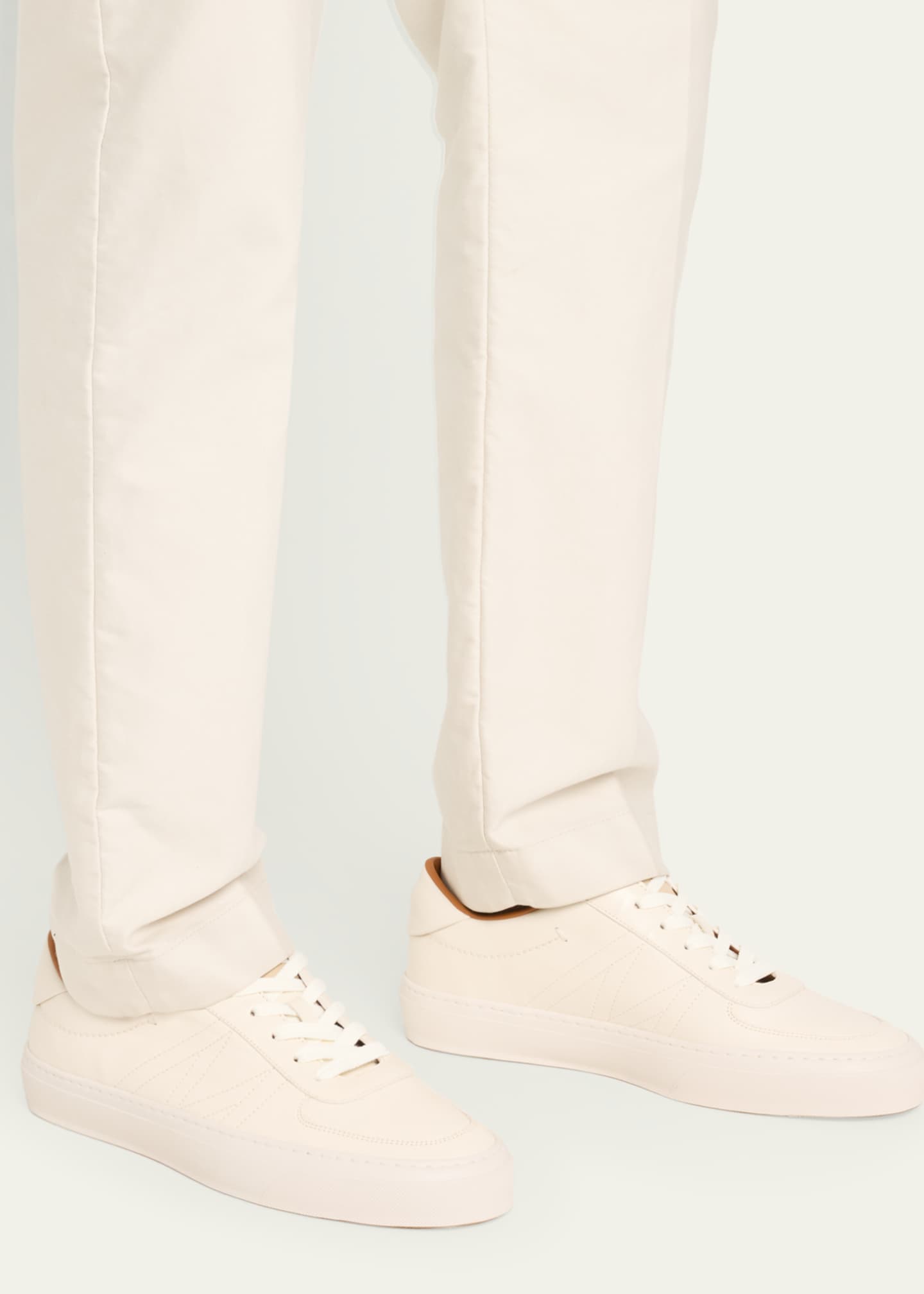 Men's Monclub Calfskin Low-Top Sneakers