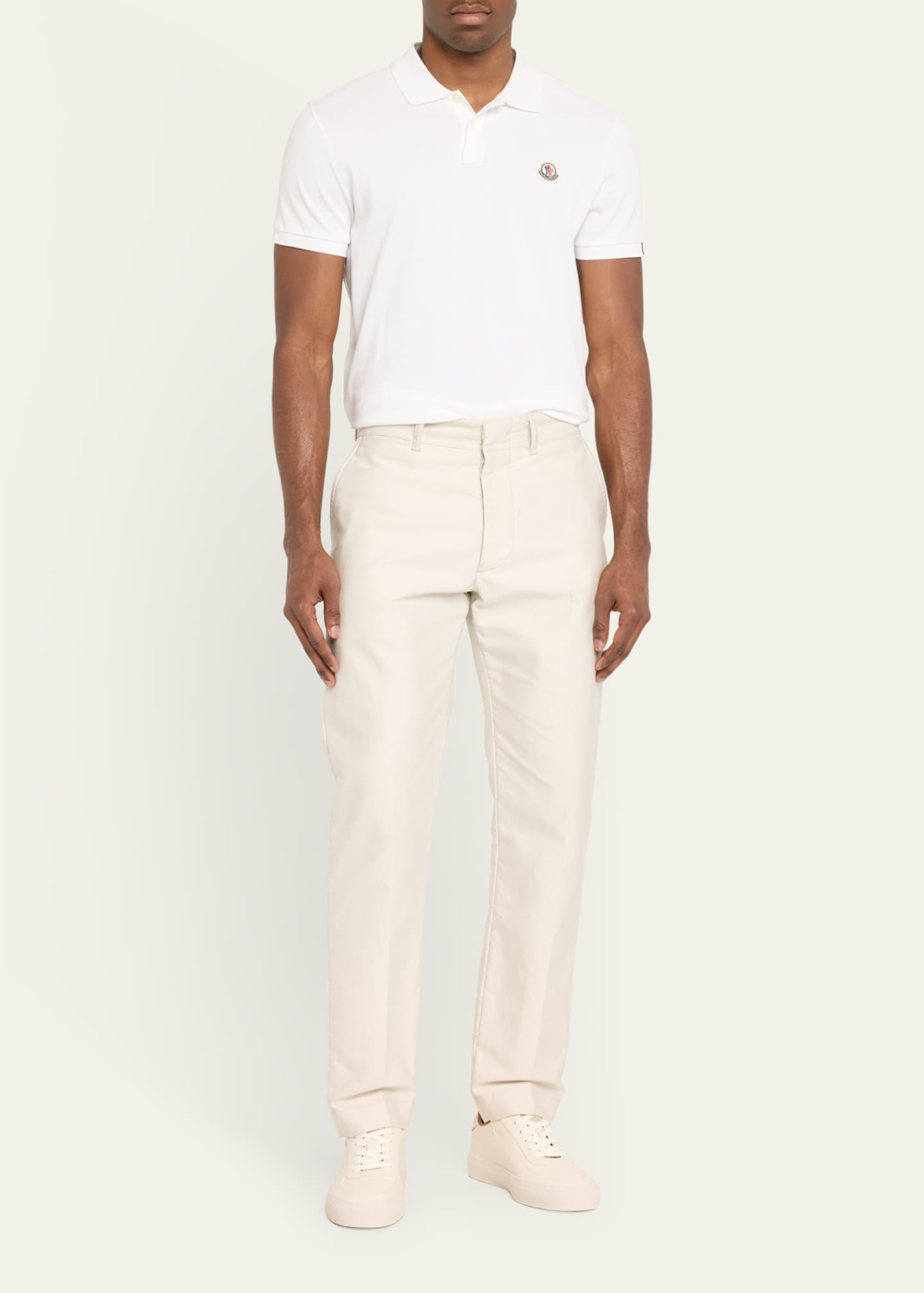Men's Monclub Calfskin Low-Top Sneakers