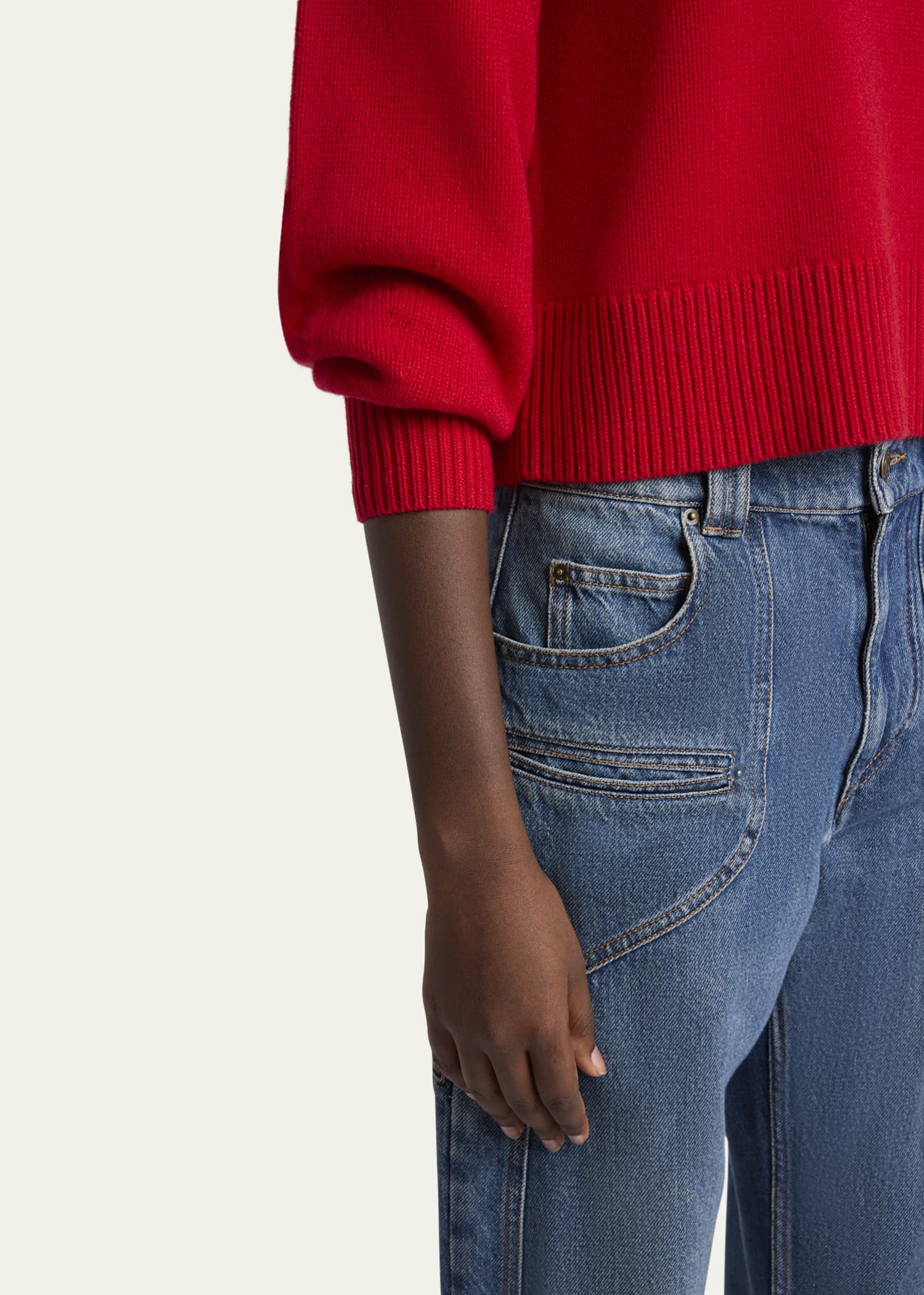 Isabel Marant Leandra Wool Cashmere Sweater - Bergdorf Goodman