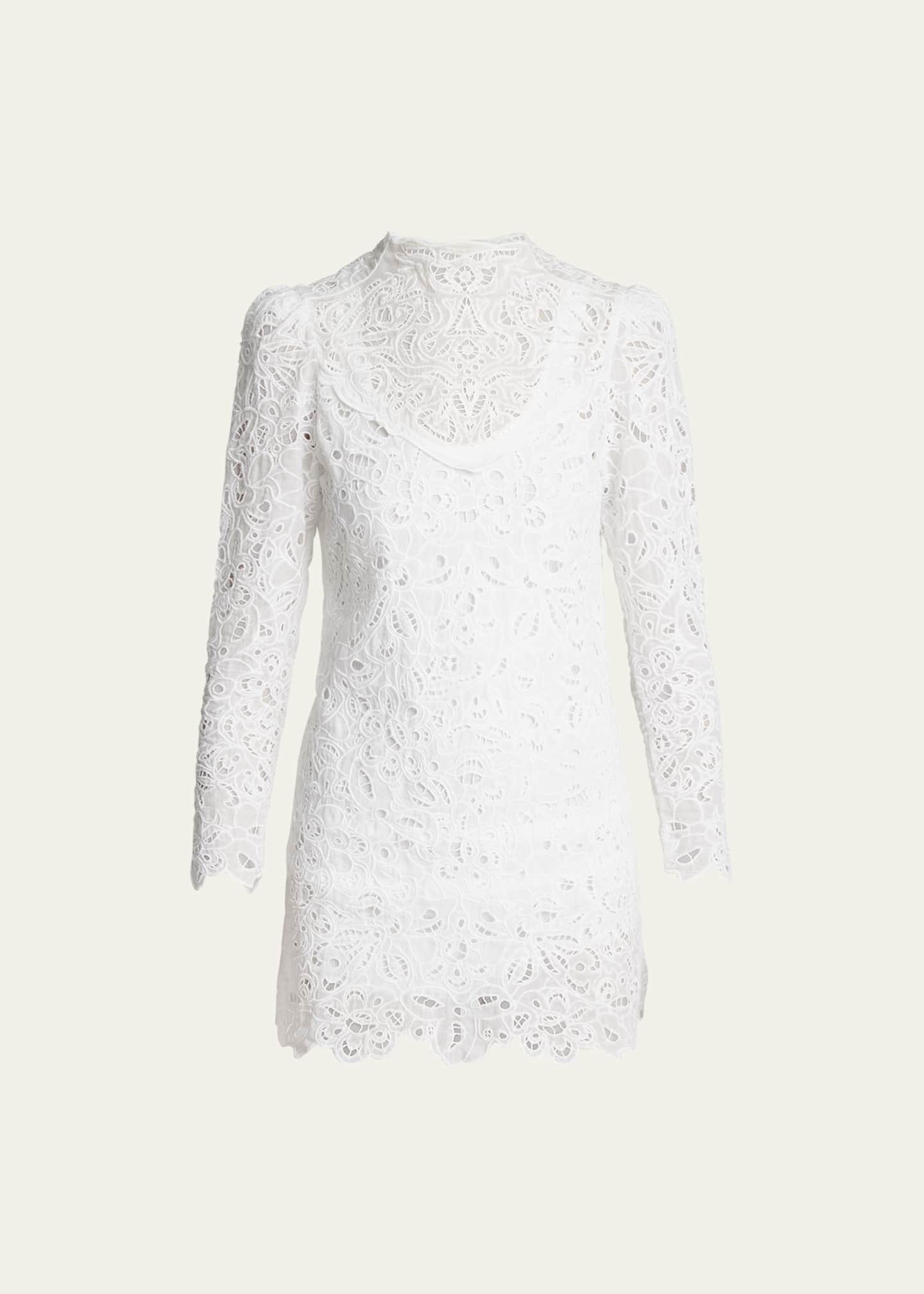 Brandy Melville - Broderie Anglaise Edith Mini Dress on Designer Wardrobe