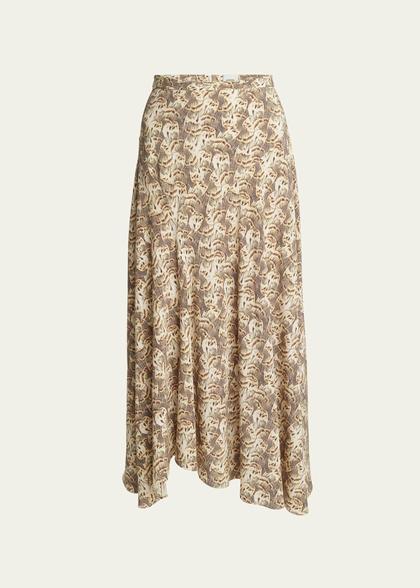 Isabel Marant Sakura Silk Midi Skirt Bergdorf Goodman