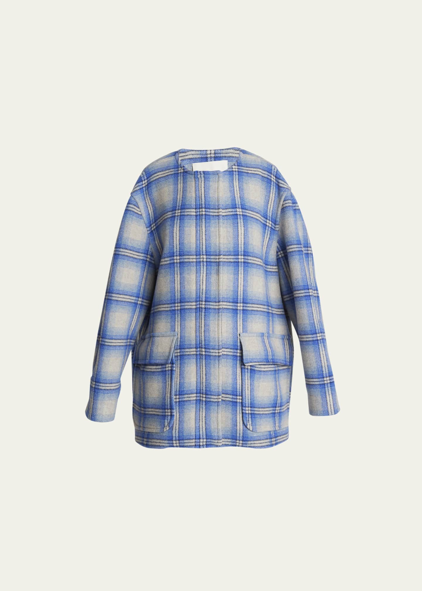 Isabel marant plaid new arrivals coat