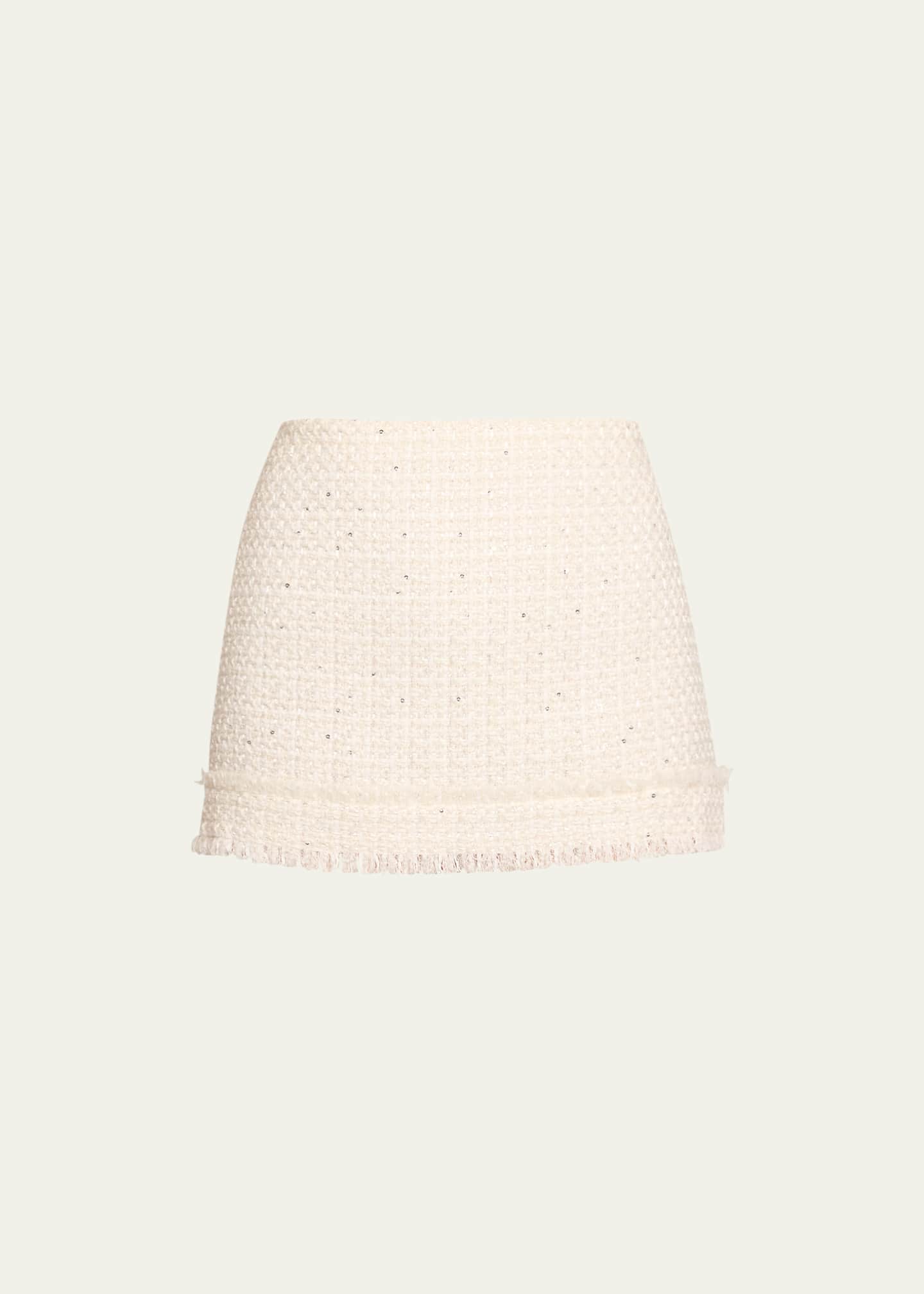 Alice + Olivia Ecenia Tweed Mini Skirt - Bergdorf Goodman
