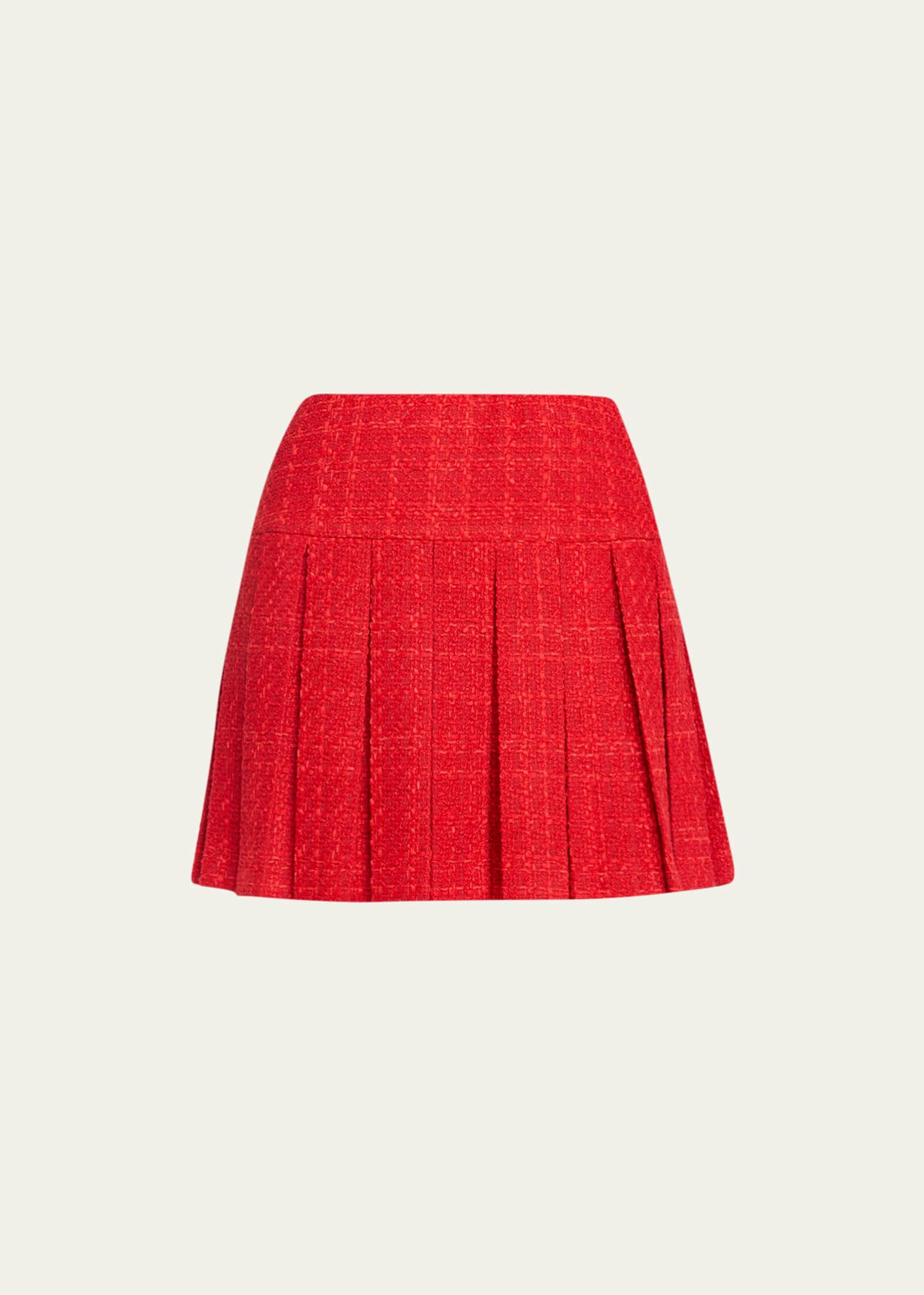 BOX PLEAT MINI SKIRT