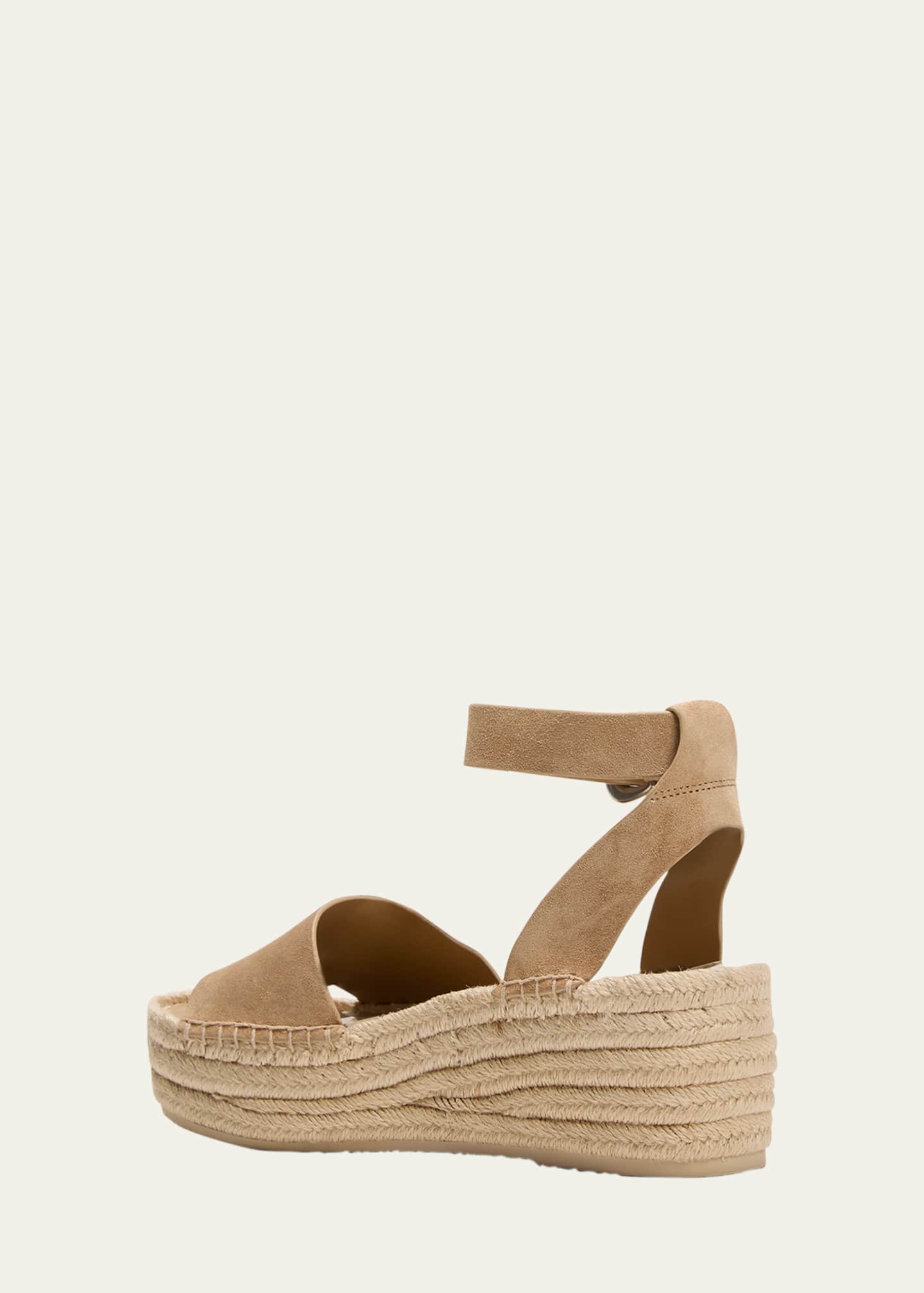 Vince Belisa Suede Platform Ankle Strap Espadrilles Bergdorf Goodman