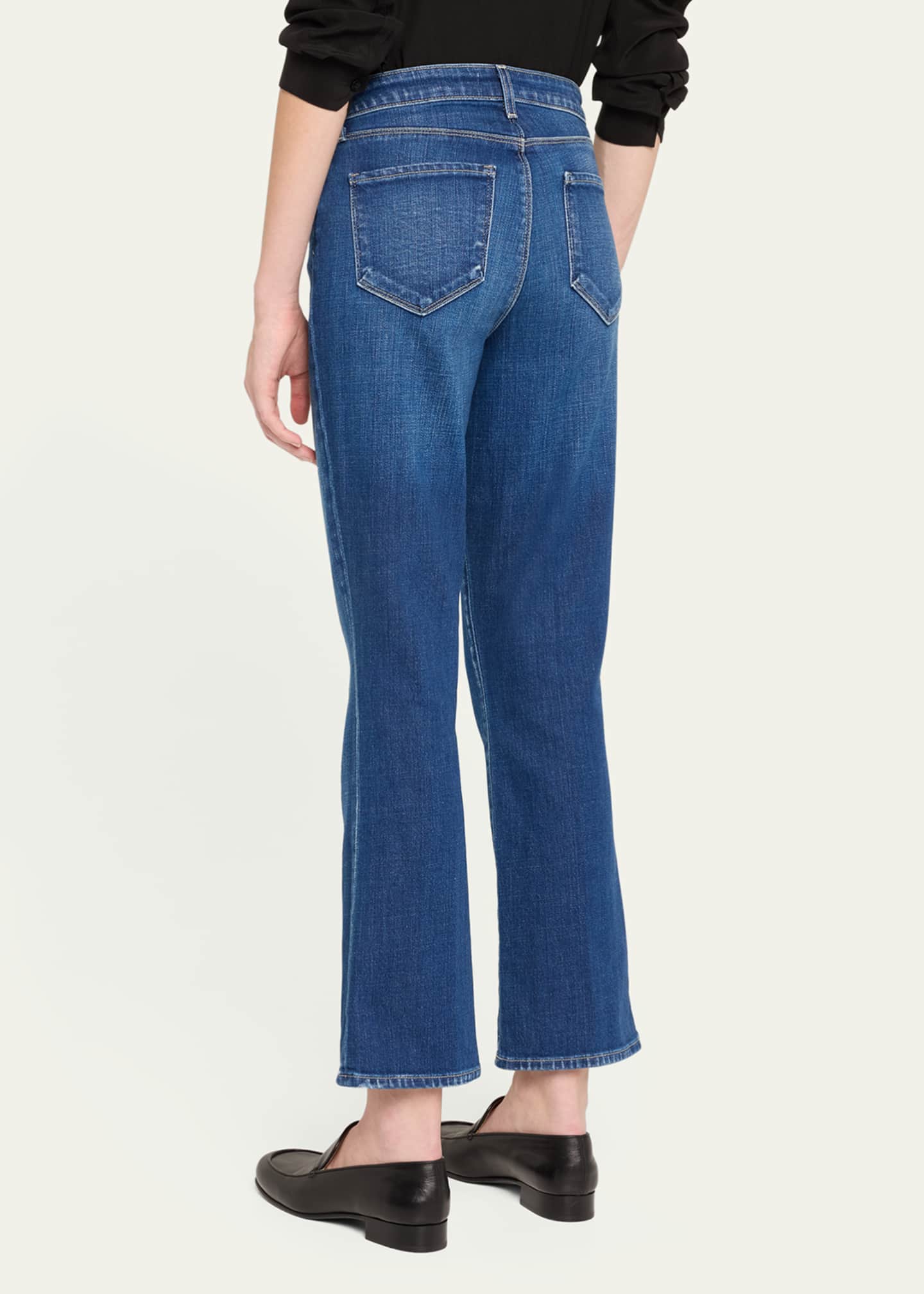L'Agence Tati High-Rise Crop Micro Bootcut Jeans Image 3 of 5
