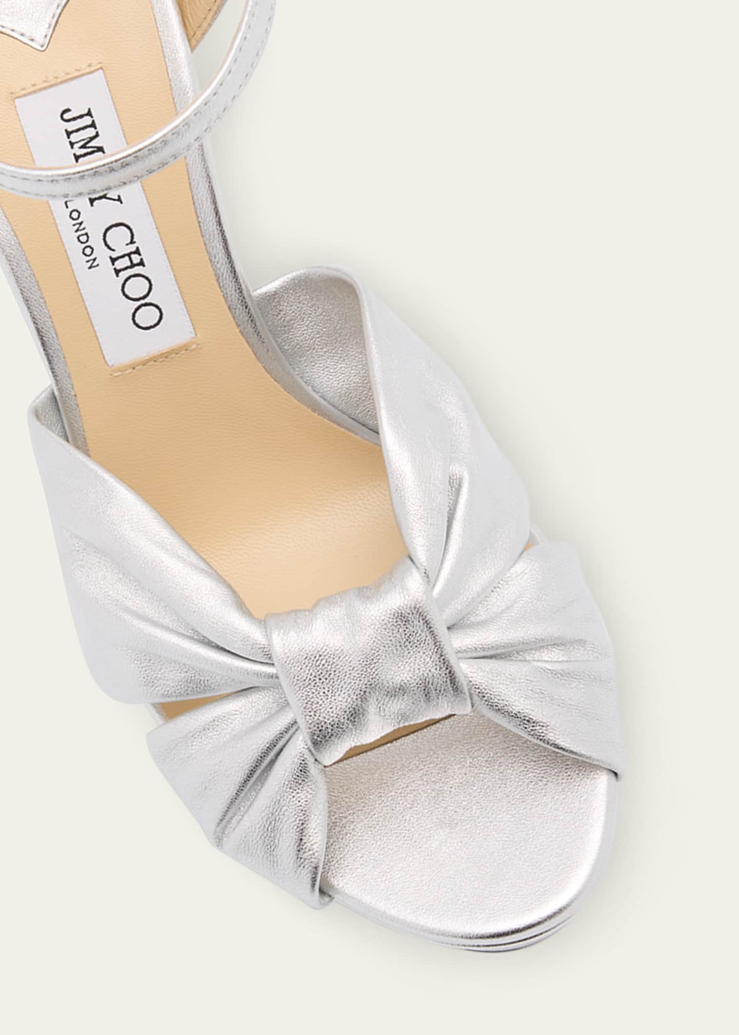 Jimmy Choo Heloise Leather Platform Sandals Image 5 of 5