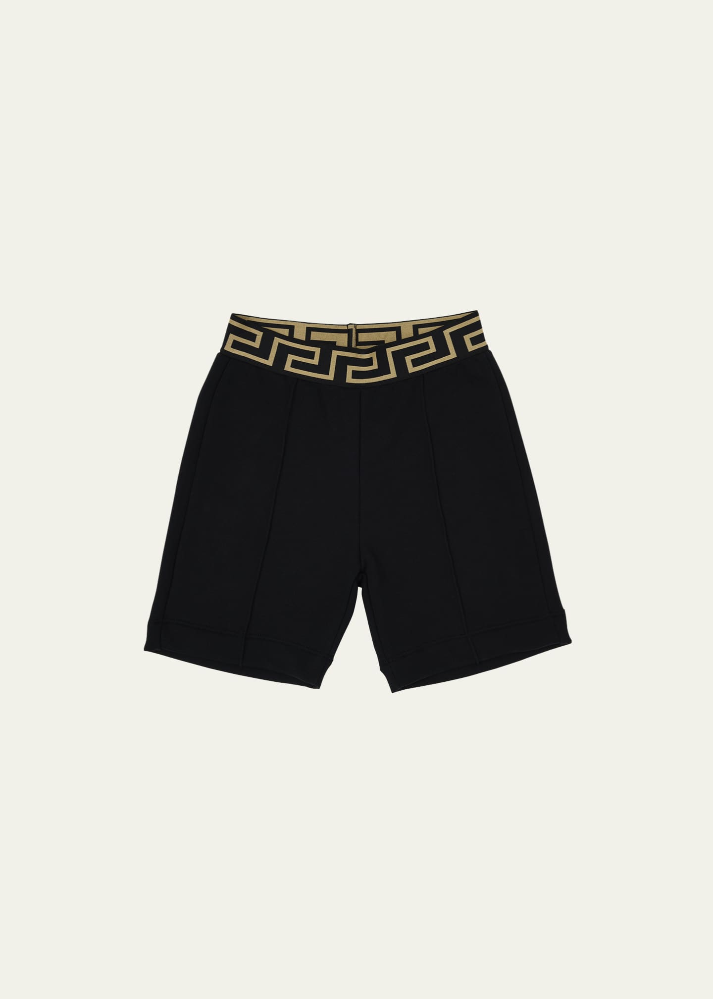 Versace Boy s Greca Trim Fleece Shorts Size 4 14