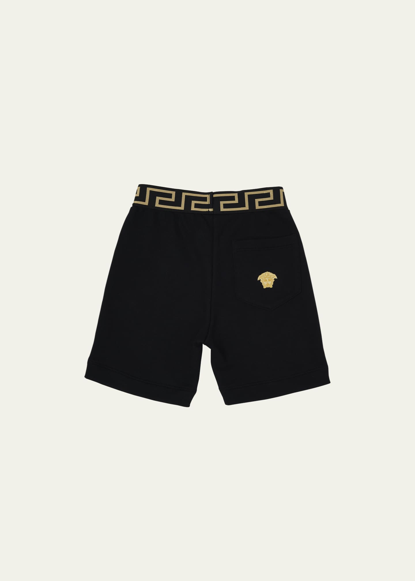 Versace Boy s Greca Trim Fleece Shorts Size 4 14 Bergdorf Goodman