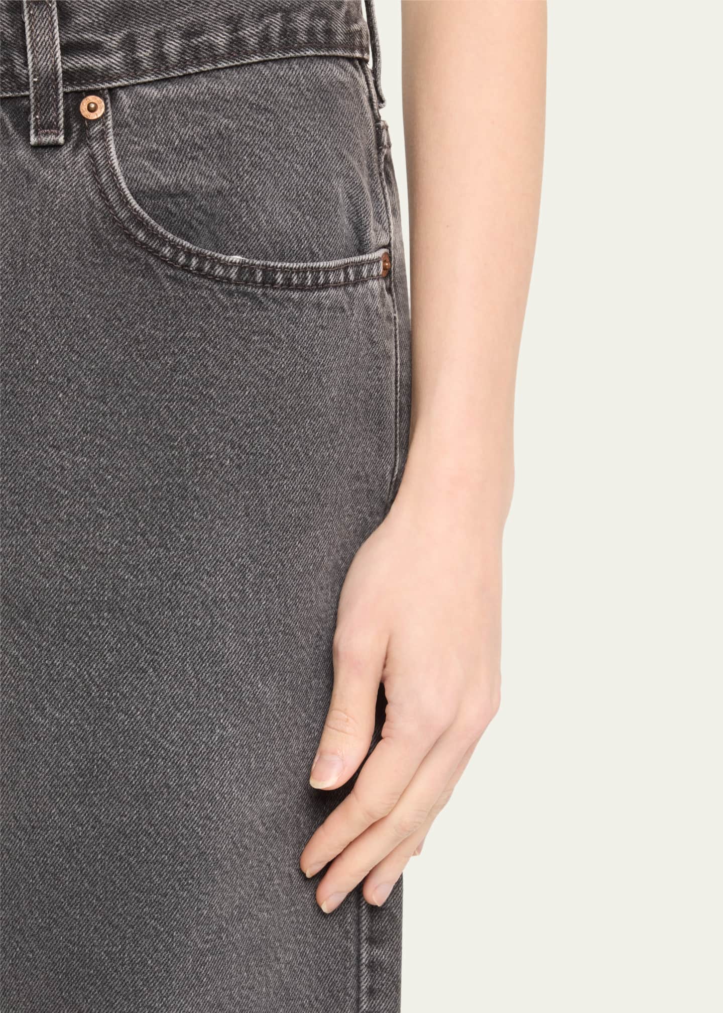 B SIDES Reworked Cutlotte Raw Hem Jeans Image 5 of 5