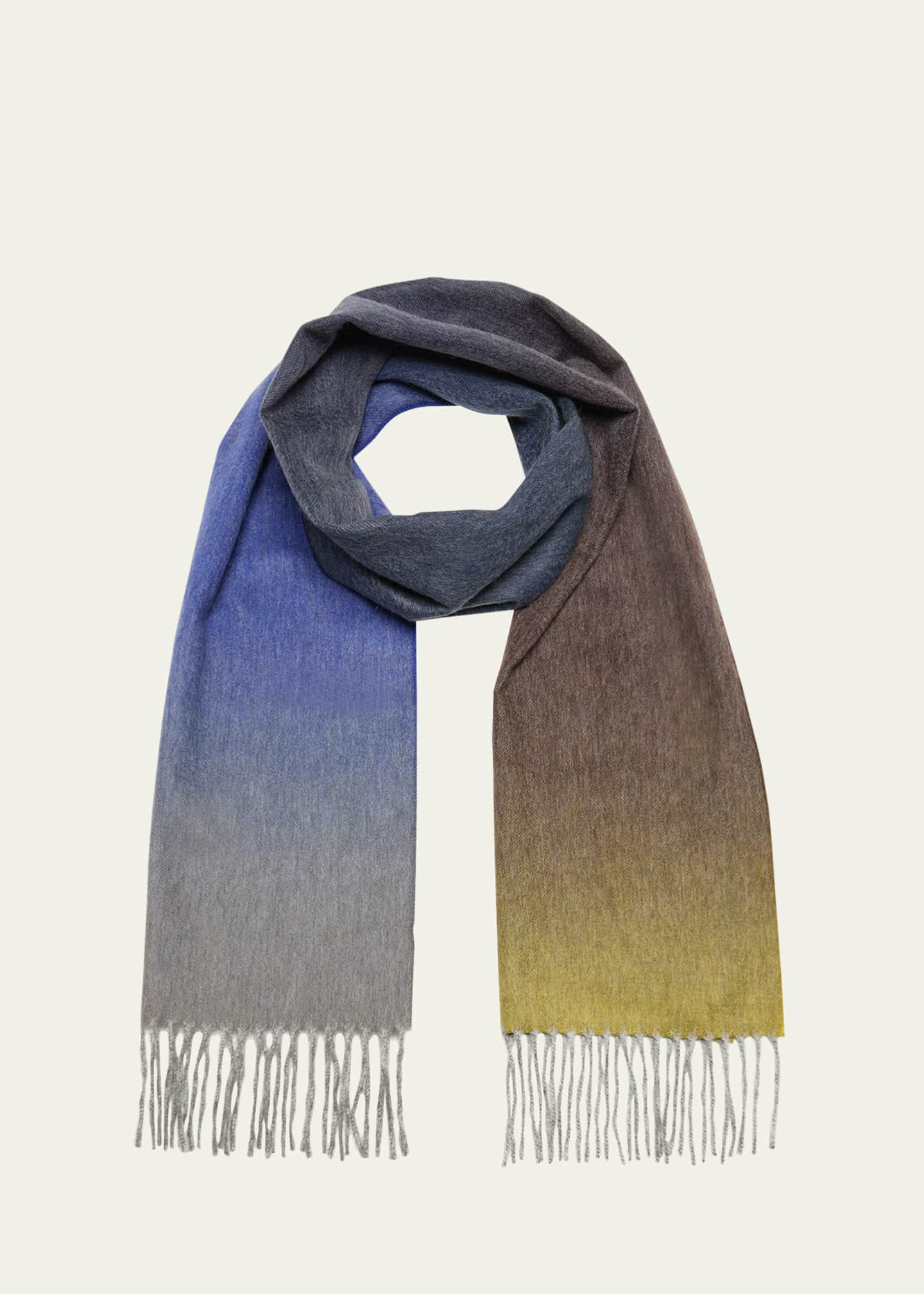 Begg x Co Men's Nuance Ombre Cashmere Scarf