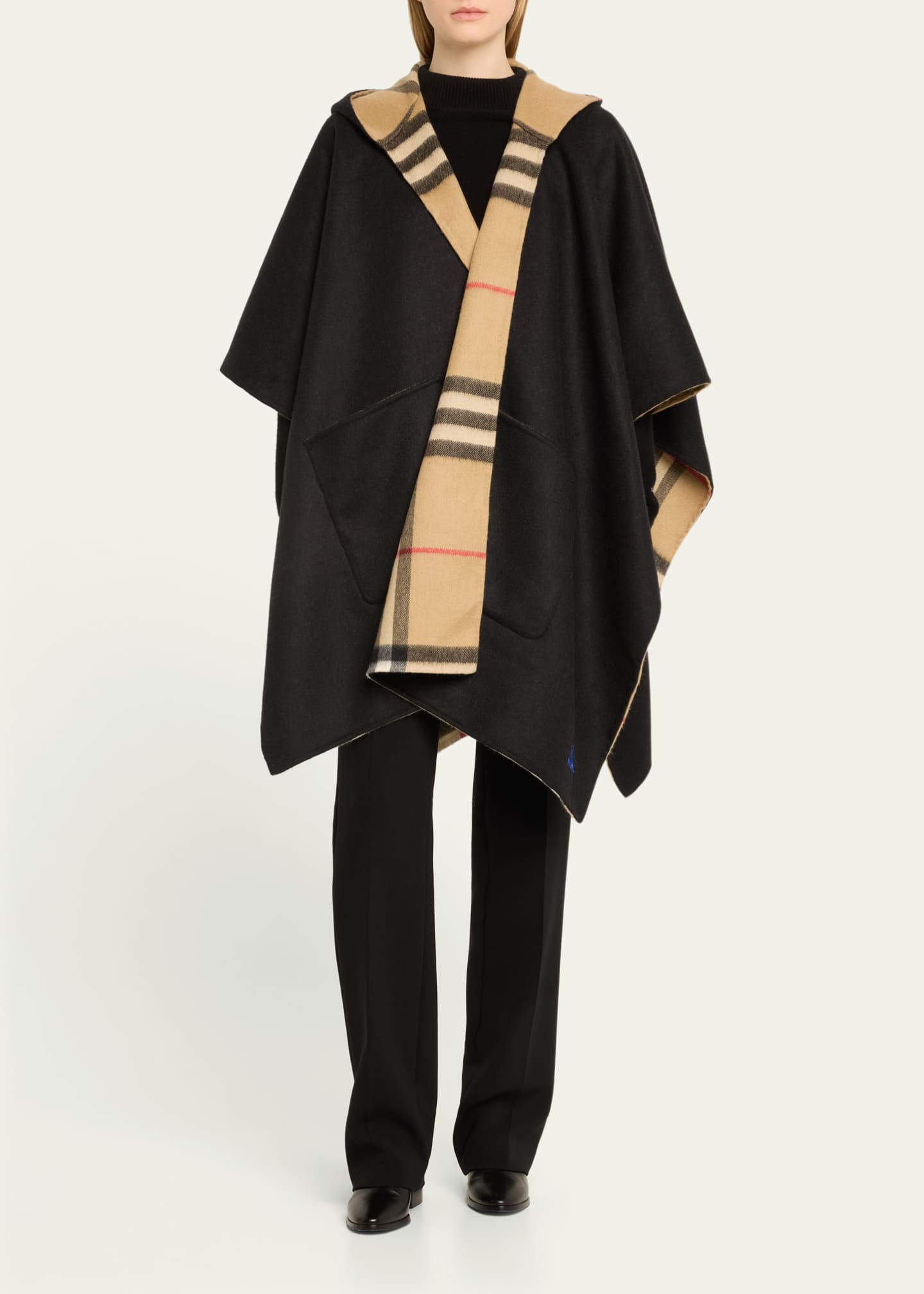 Burberry Catherine Hooded Cashmere Cape Bergdorf Goodman